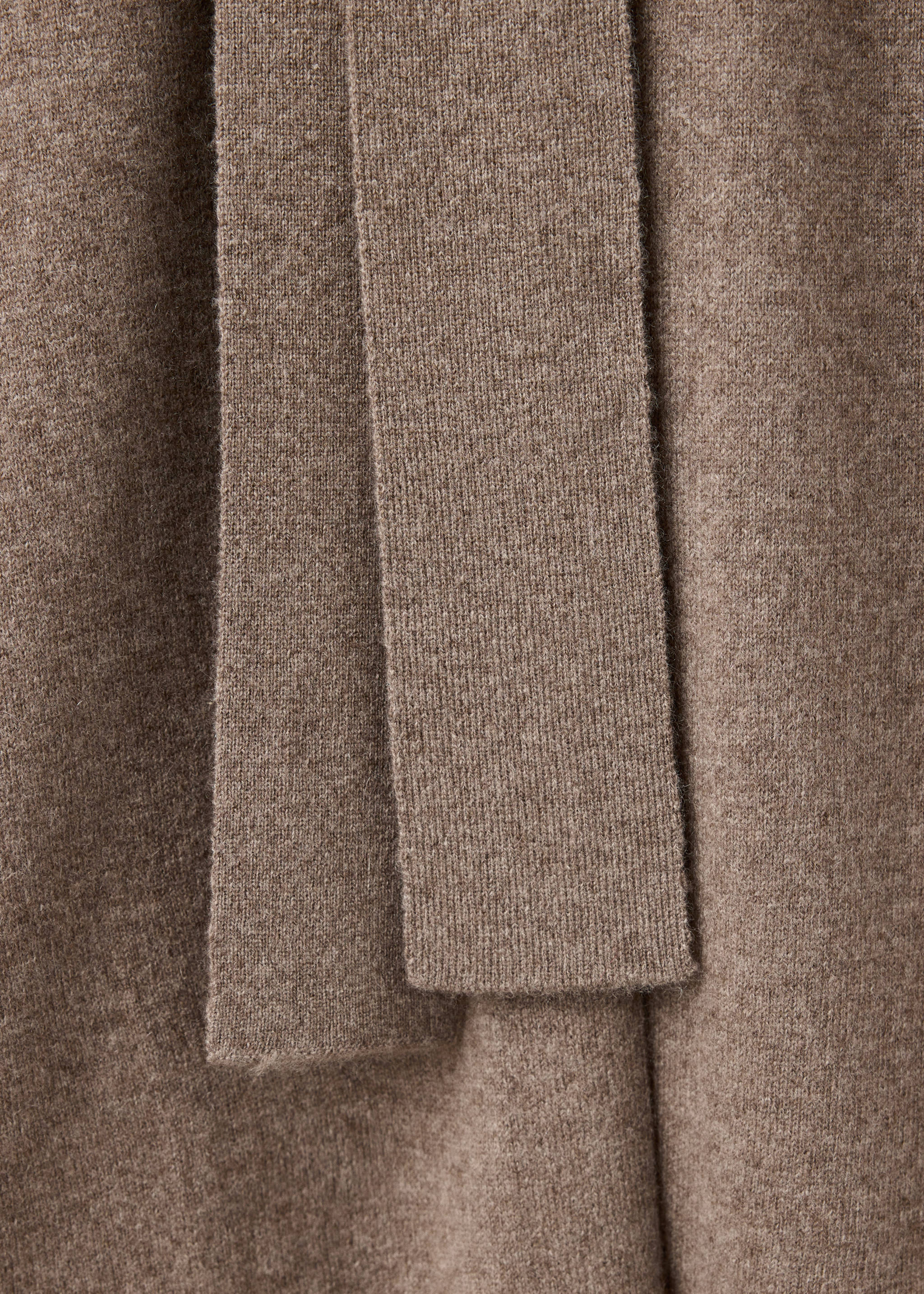 100% cashmere long cardigan with design - Details of the article 0