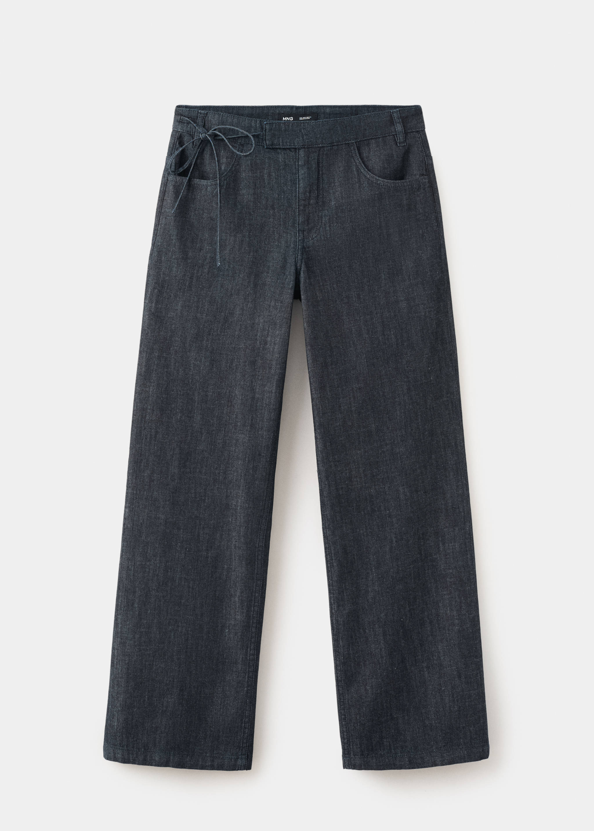 Jean low waist nœud - Article sans modèle