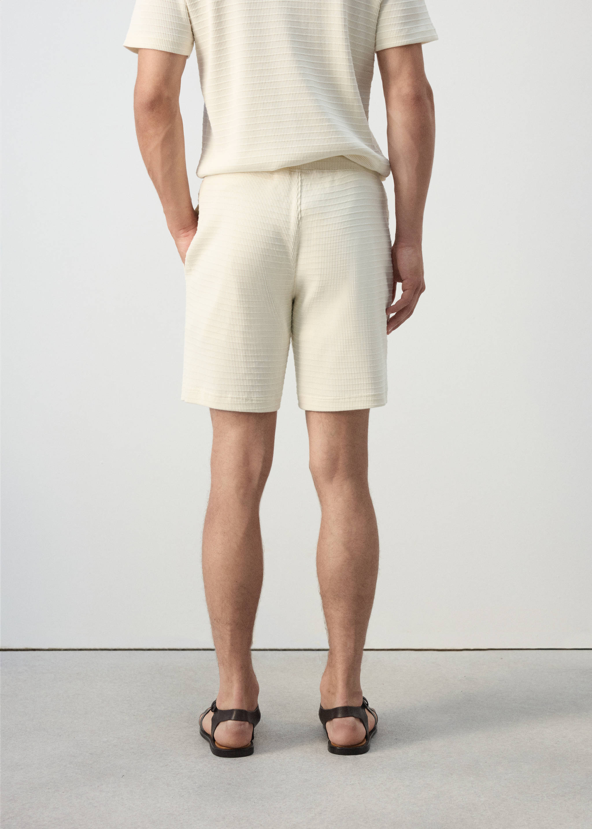 Bermudas 100% algodón textura - Detalle del artículo 1