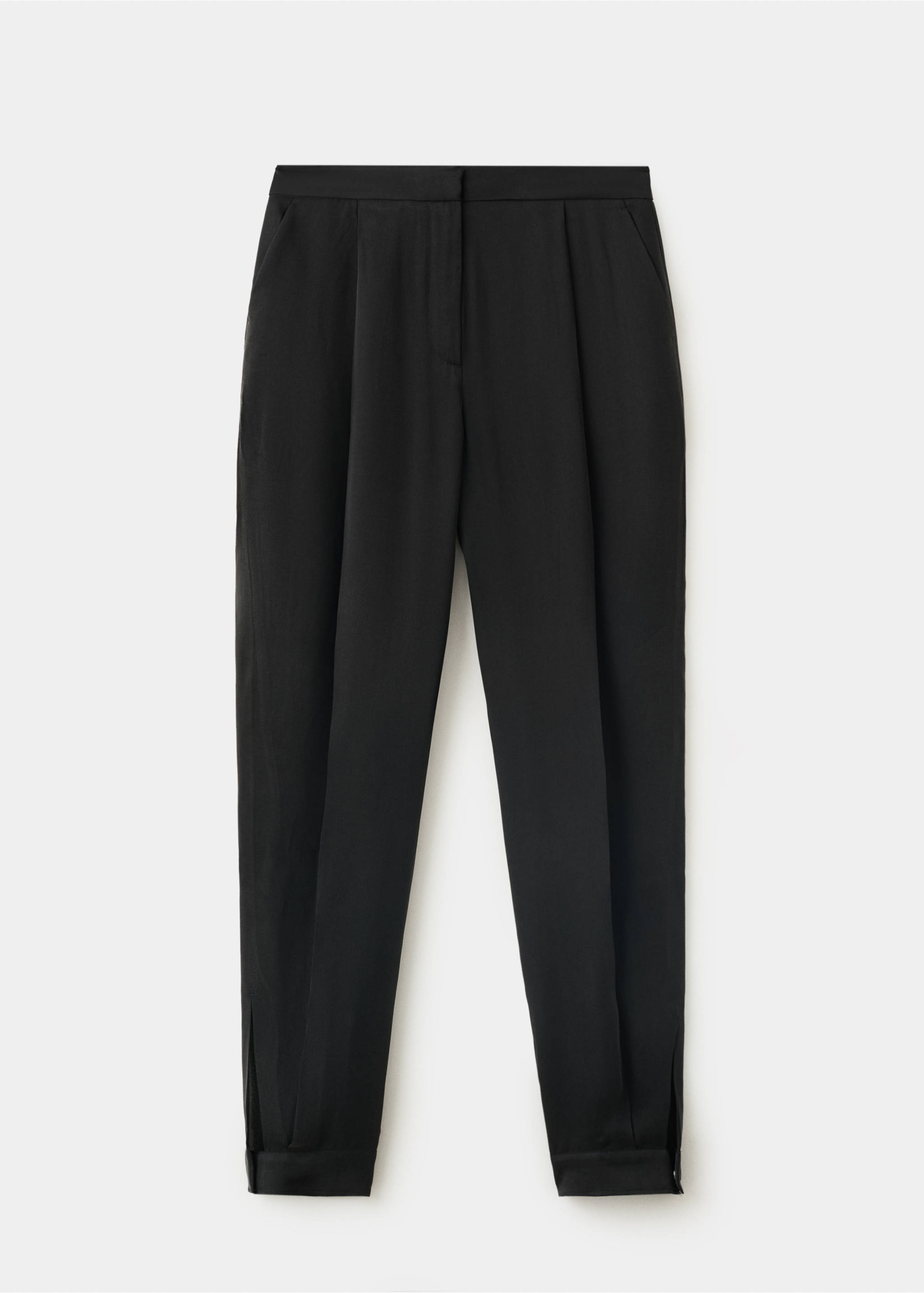 Mid-rise harem pants - Article without model, Black. Ref: 37052904-00.