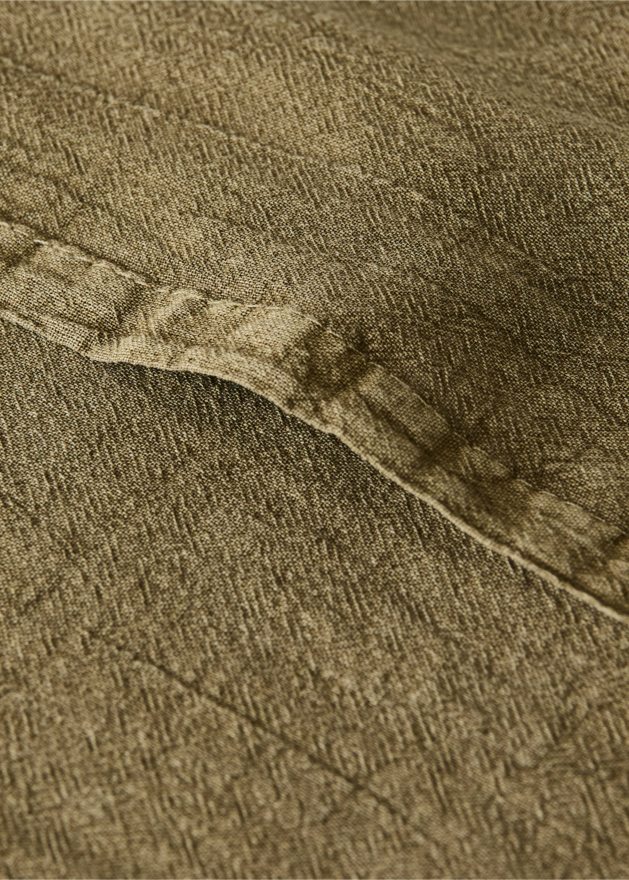 Наволочка для декоративної подушки з бавовни garment dyed 50x50 см - Детальніше про товар 2, Гірчичний. Ref: 37052908-00.