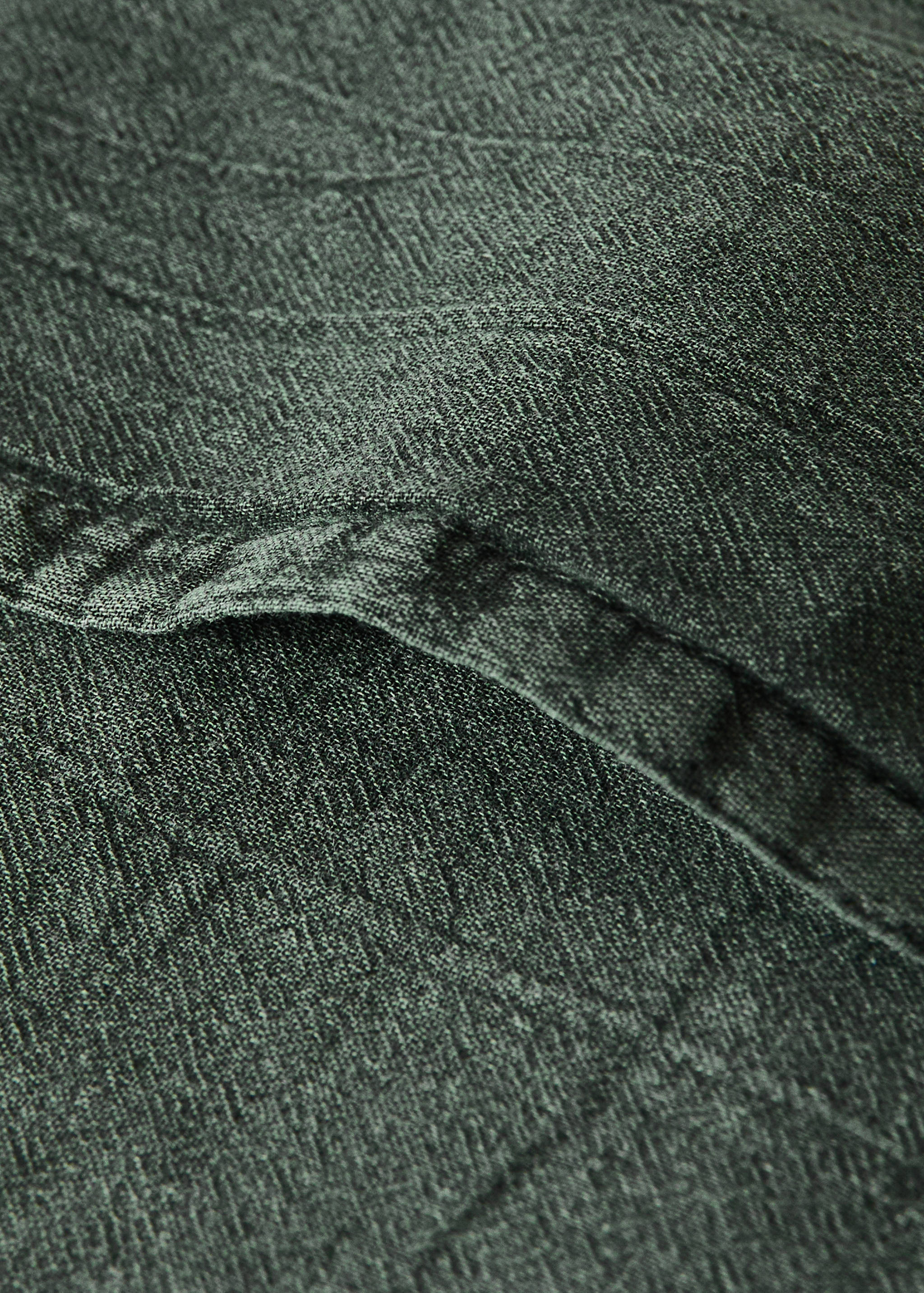 Наволочка для декоративної подушки з бавовни garment dyed 50x50 см - Детальніше про товар 3