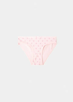 Pack of 3 assorted cotton knickers — Pink 3