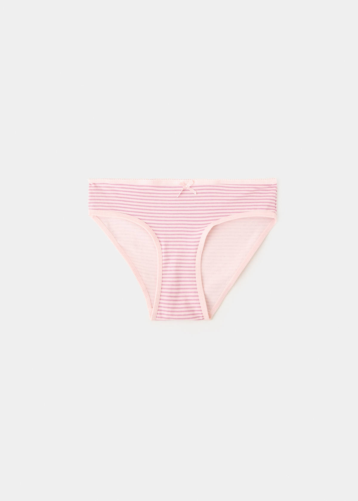Pack of 3 assorted cotton knickers — Pink