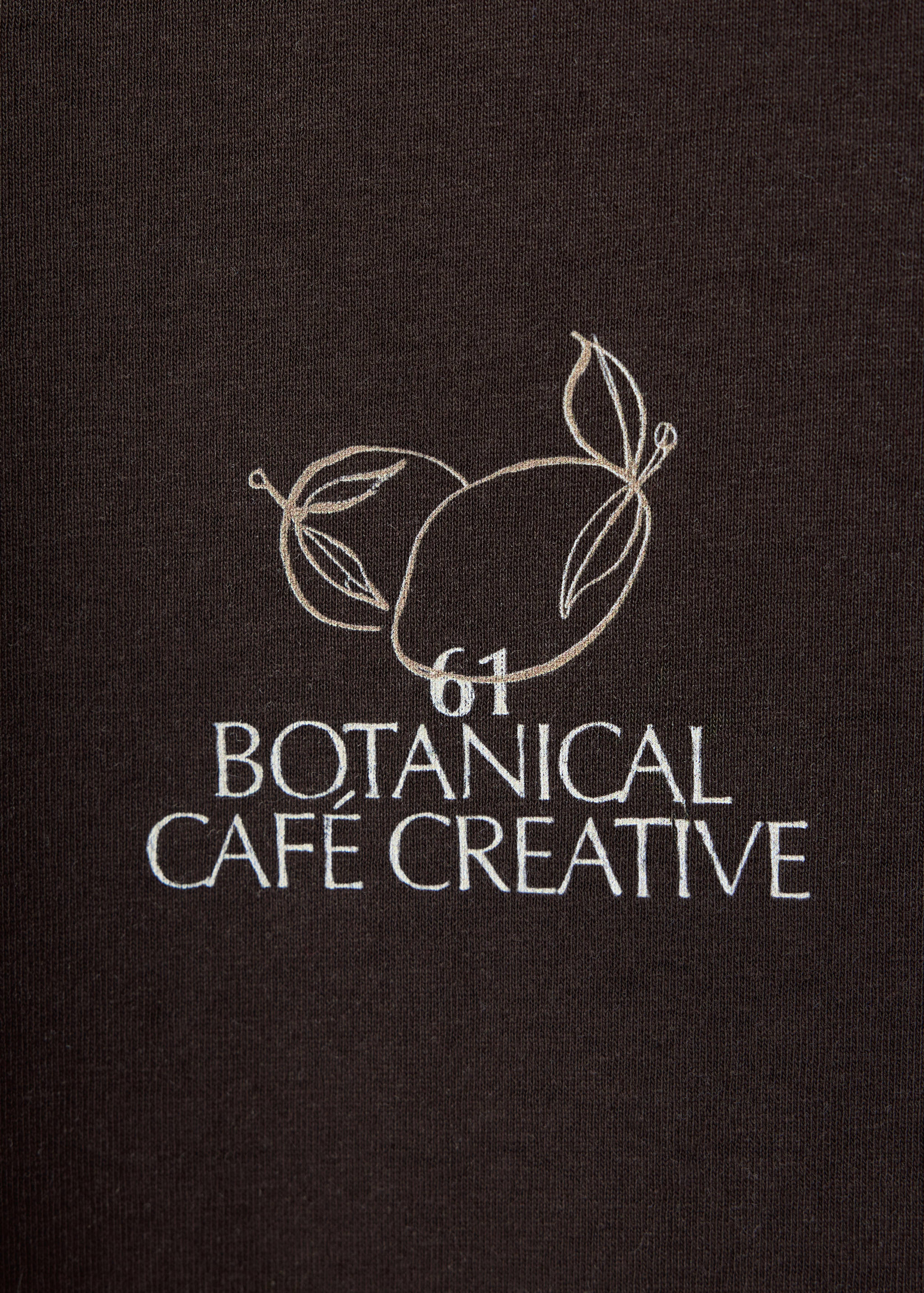 Cotton T-shirt with embroidered motif - Details of the article 8