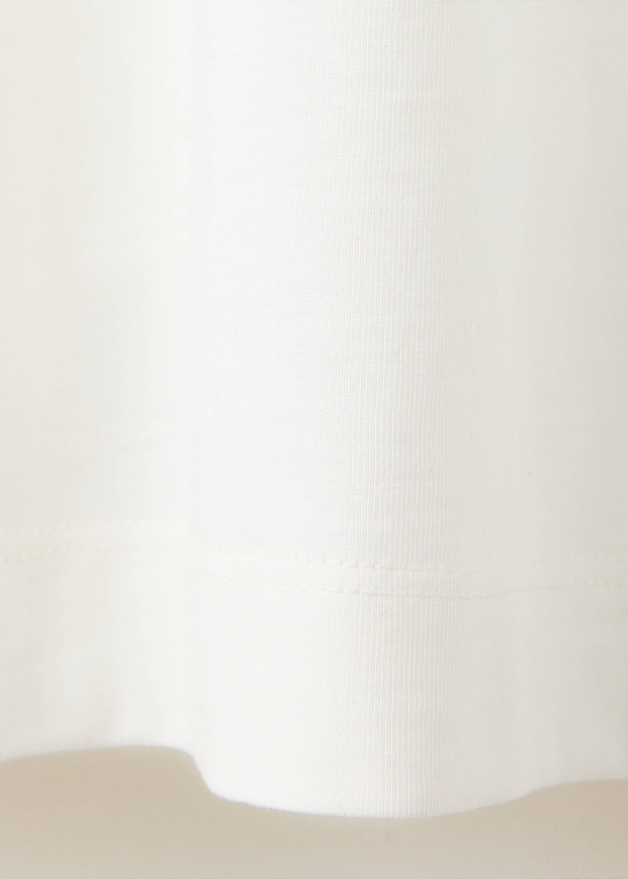 T-shirt 100 % coton motif - Détail de l'article 0, Blanc. Ref: 37052912-00.