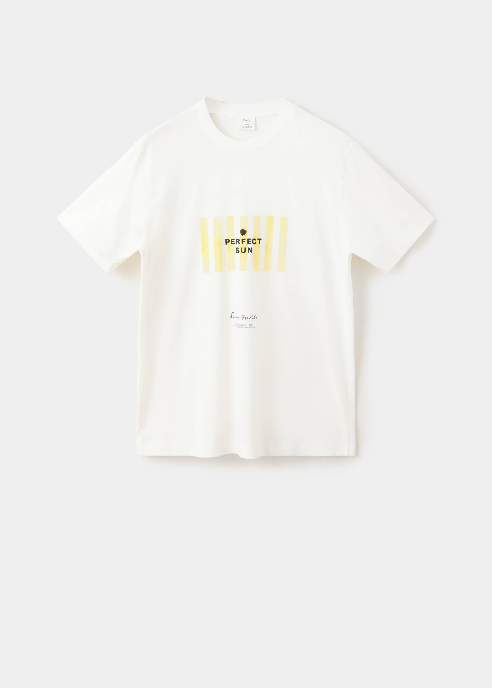 T-shirt 100 % coton motif - Article sans modèle