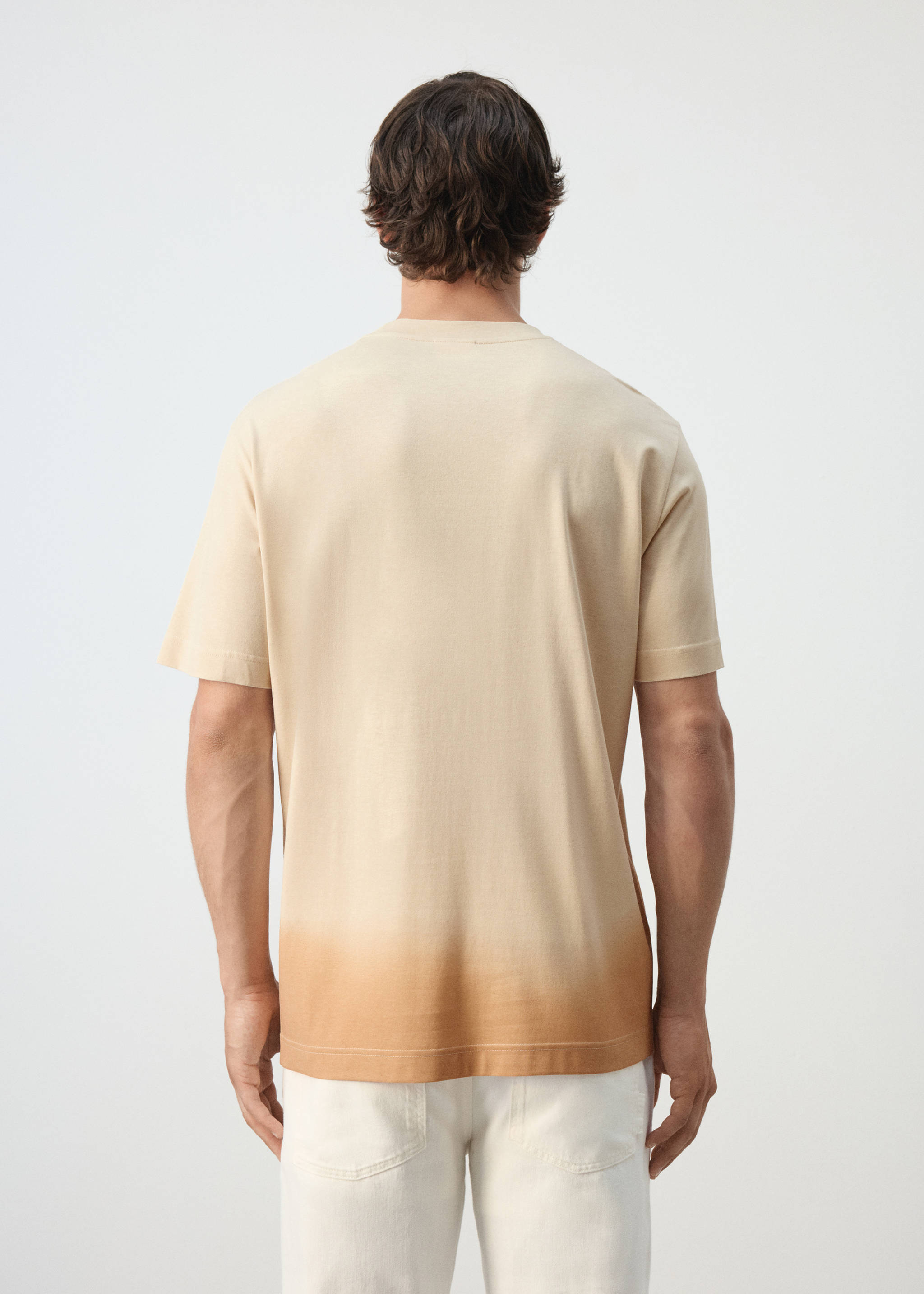 Camiseta 100% algodón dibujo bordado - Reverso del artículo