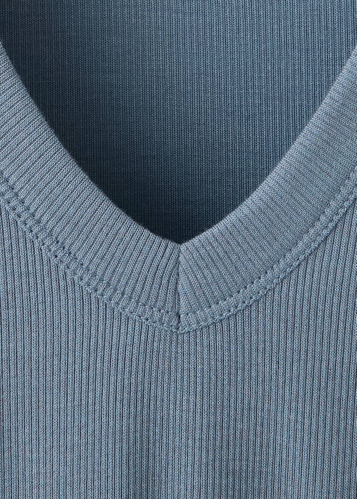 Lyocell wool blend pyjama t-shirt — Blue