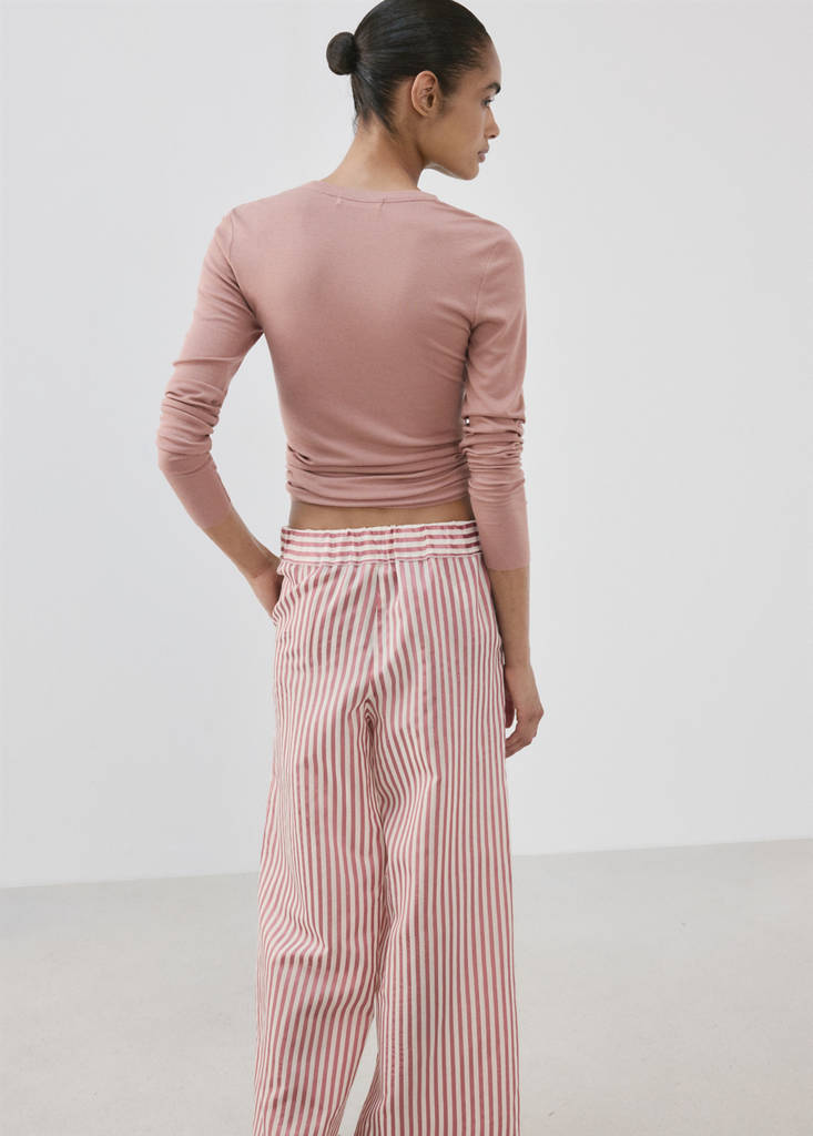 Lyocell wool blend pyjama t-shirt — Pink