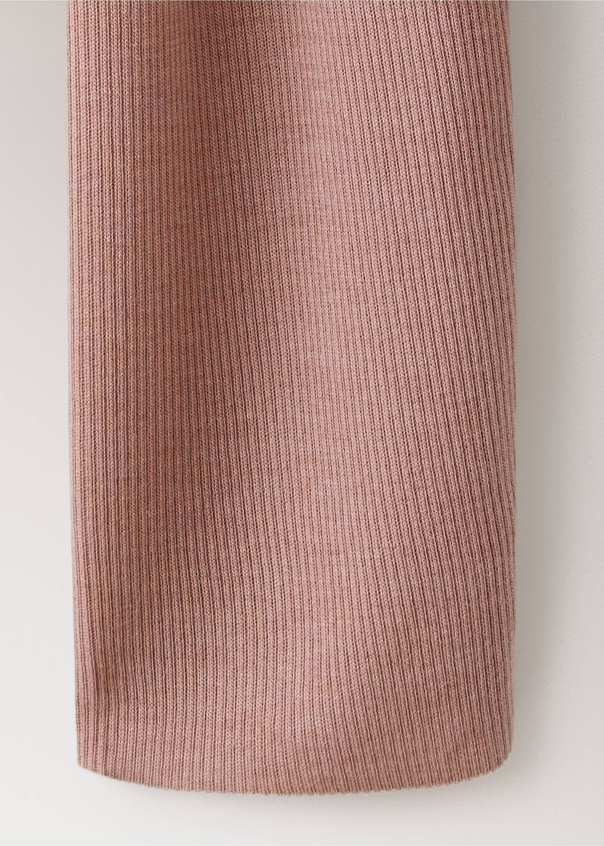 Lyocell wool blend pyjama t-shirt - Details of the article 0, Pink. Ref: 37052915-00.