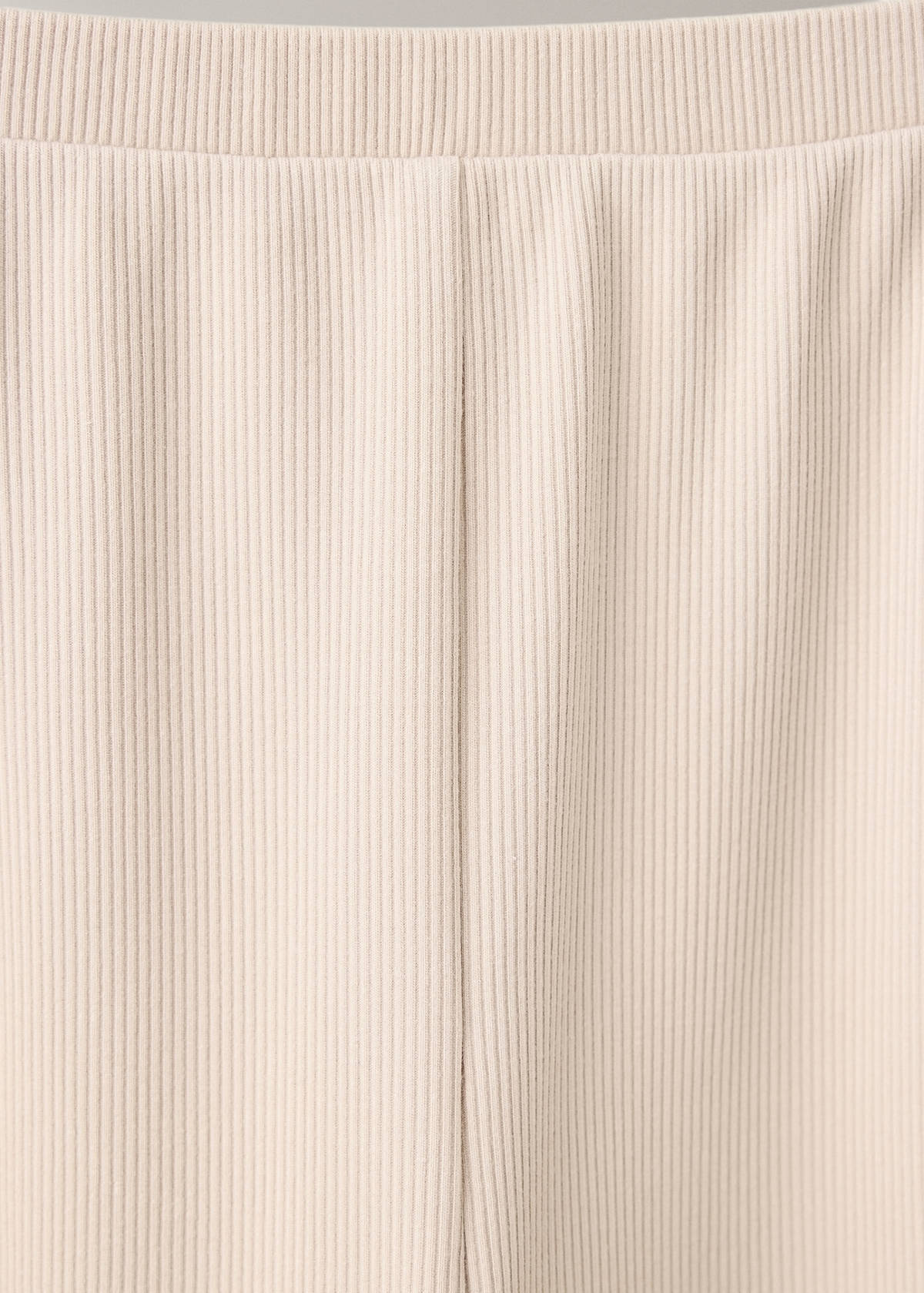 Elasticated-waist pyjama trousers — Beige