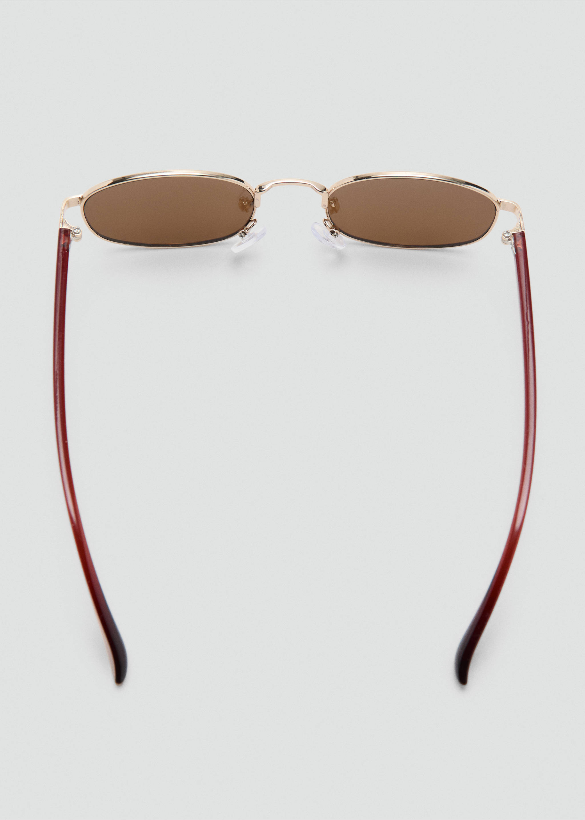 Metallic frame sunglasses - Details of the article 1, Gold. Ref: 37052920-00.