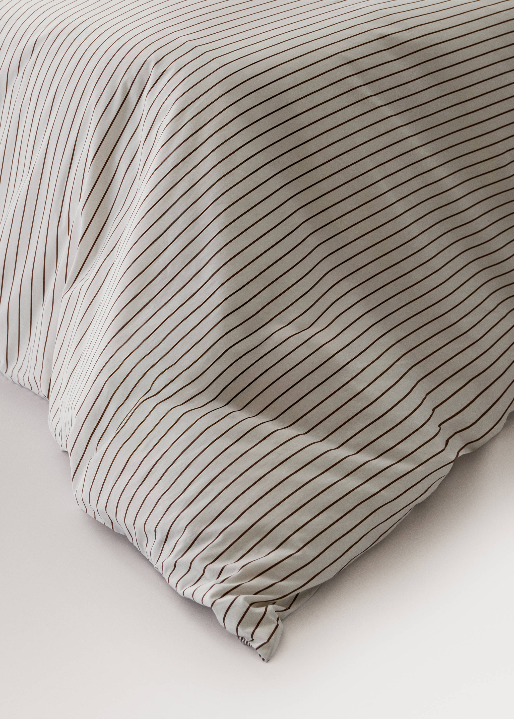 100% cotton percale striped duvet cover for 135/140 cm bed - Details of the article 8