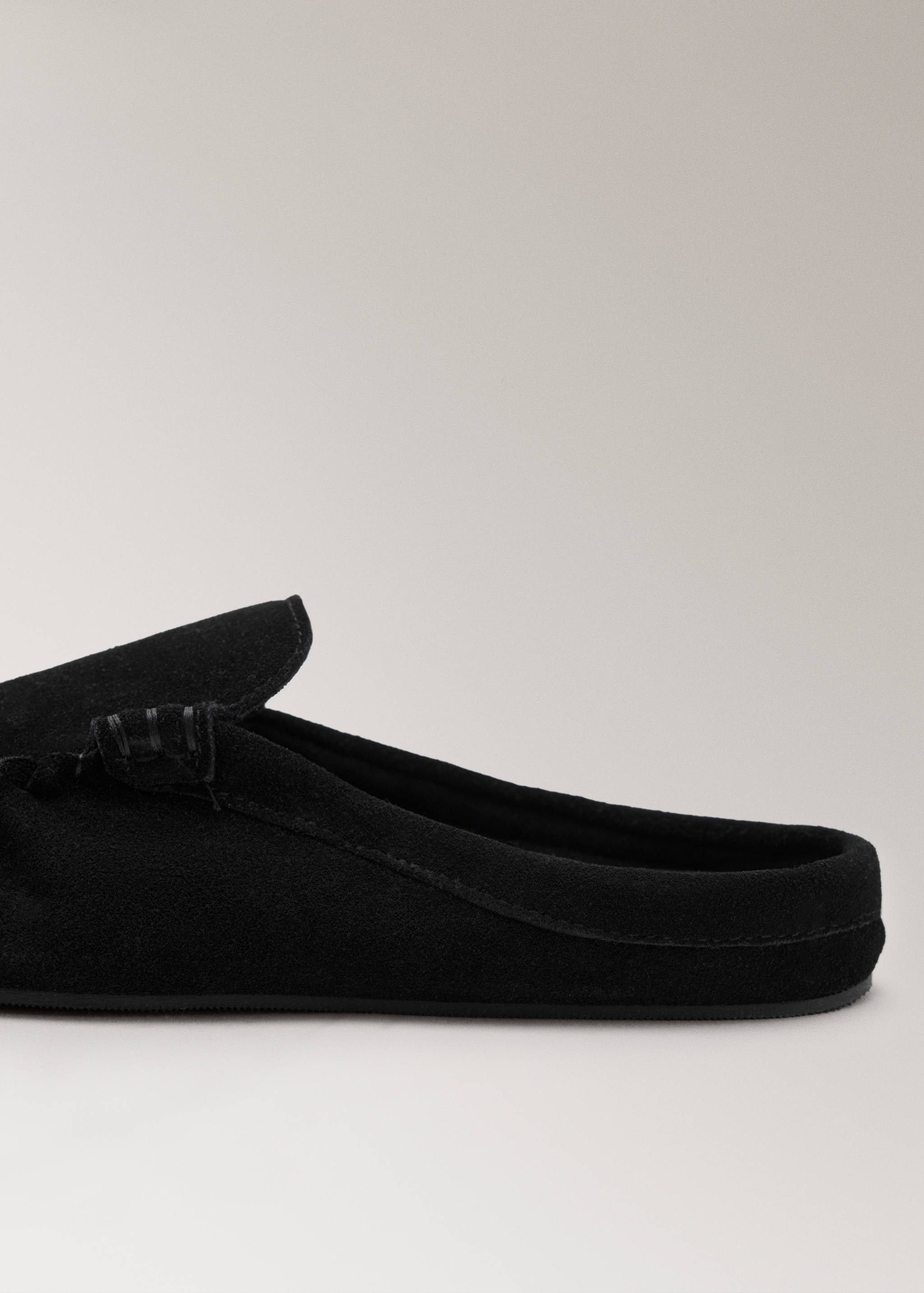 Backless suede loafer - Details of the article 1