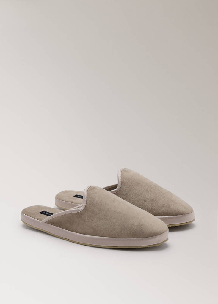Open house slippers — Beige