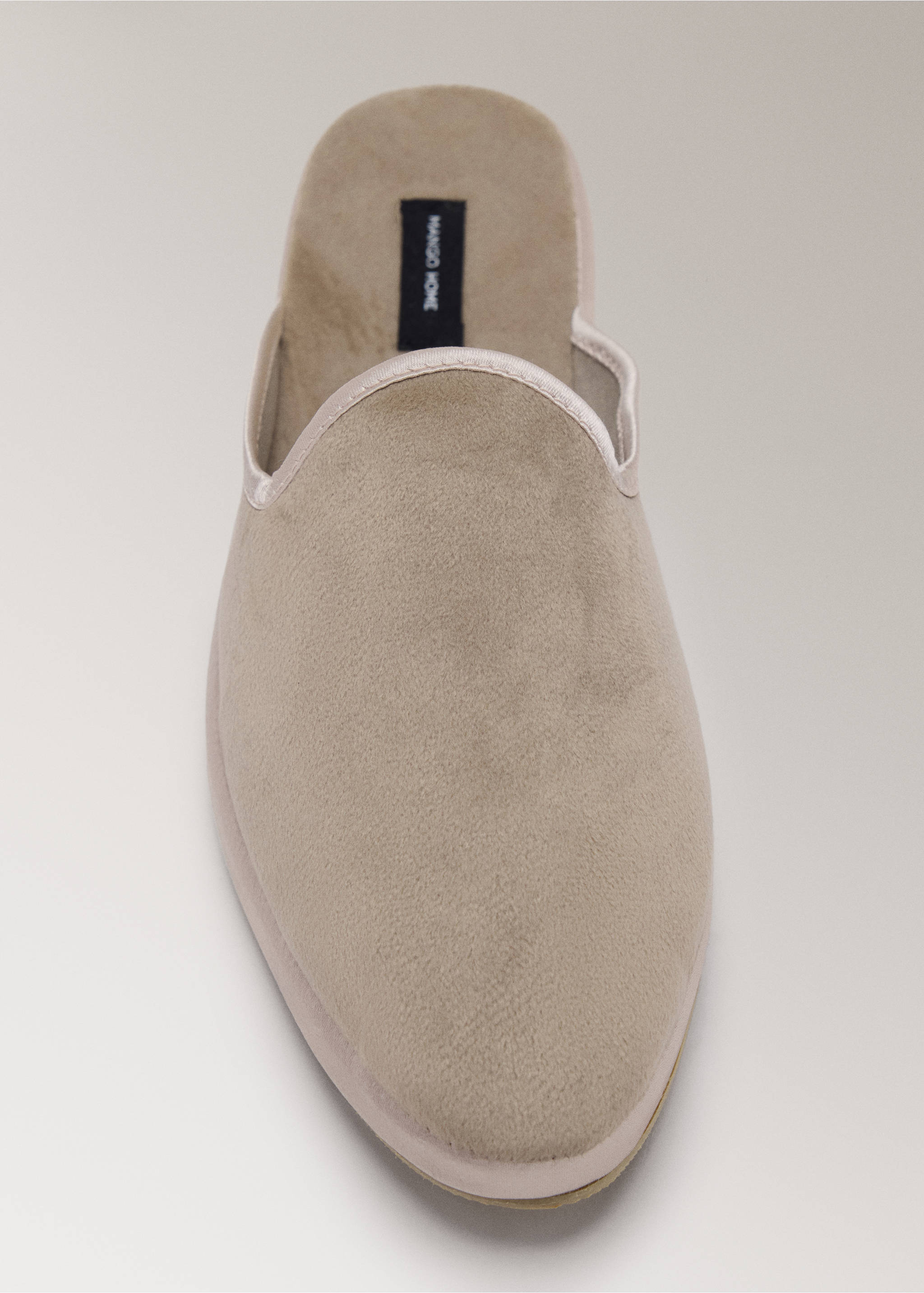Open house slippers - Details of the article 2, Beige. Ref: 37052939-00.
