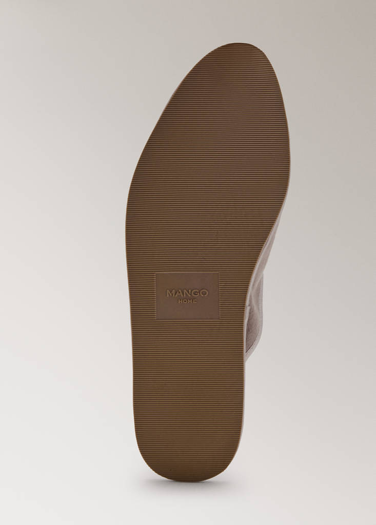 Open house slippers — Beige