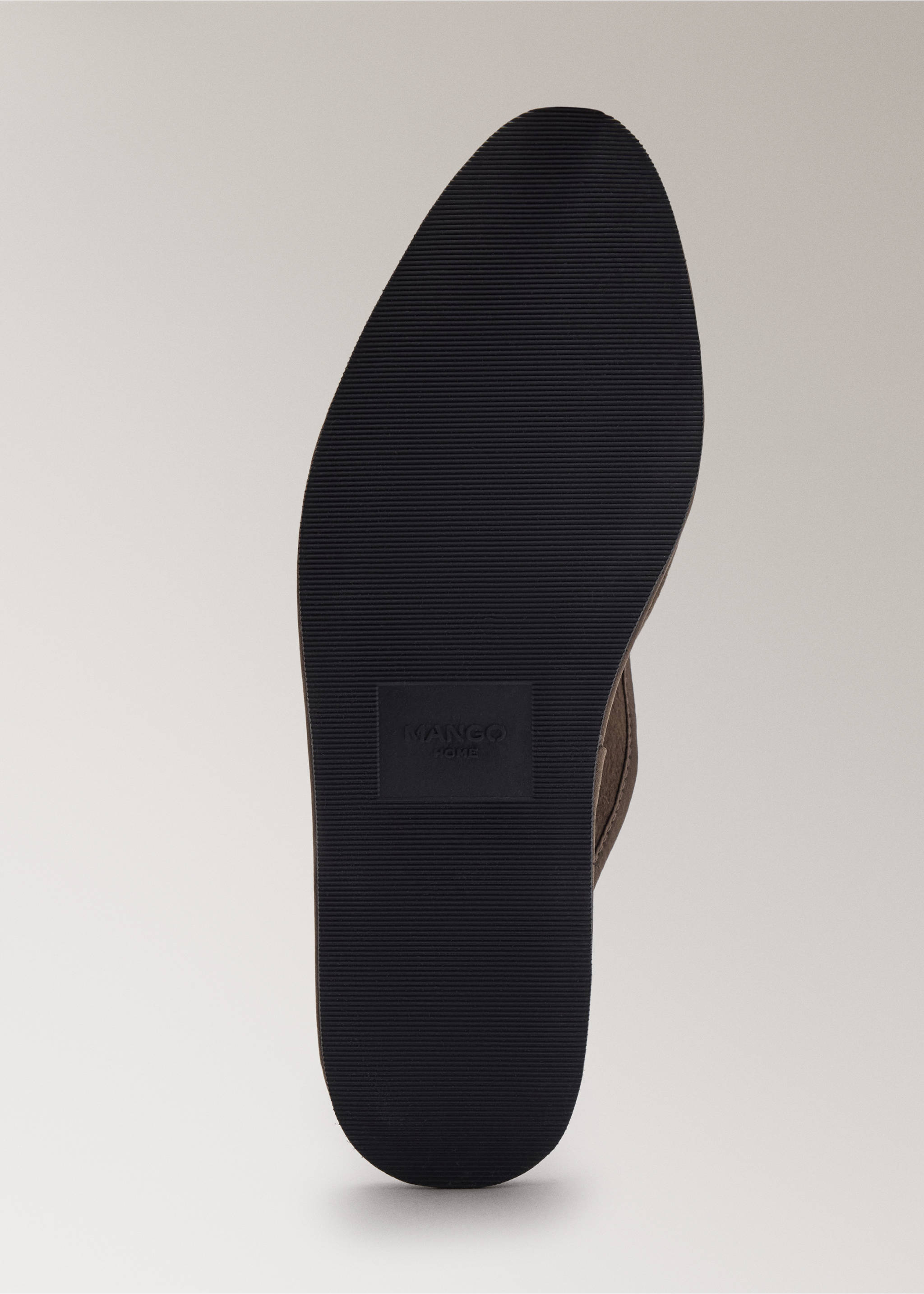 Open house slippers - Details of the article 3, Brown. Ref: 37052939-00.