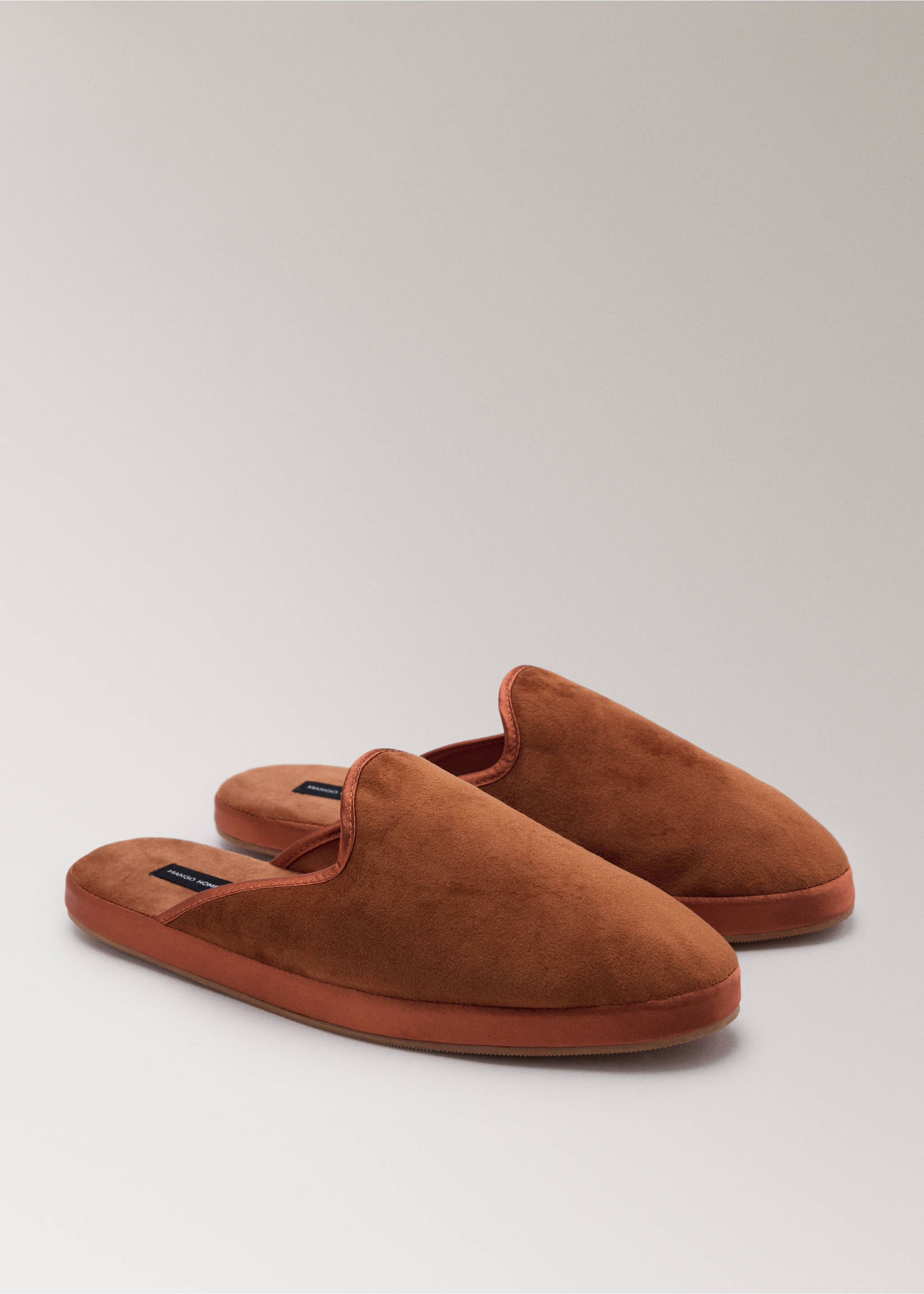 Open house slippers - Medium plane, Burgundy. Ref: 37052939-00.