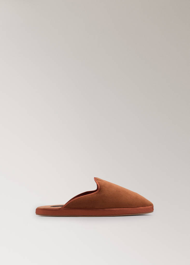 Open house slippers — Burgundy