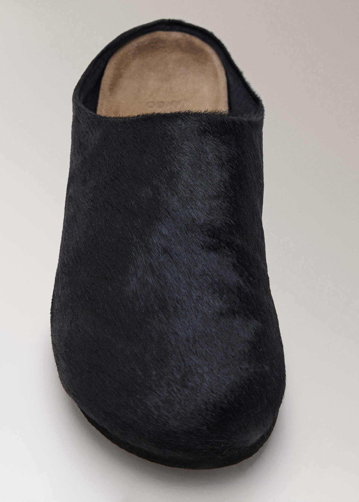 Felt clog slippers — Black