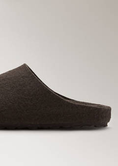 Felt clog slippers — Brown 2