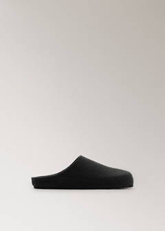 Felt clog slippers — Black 4