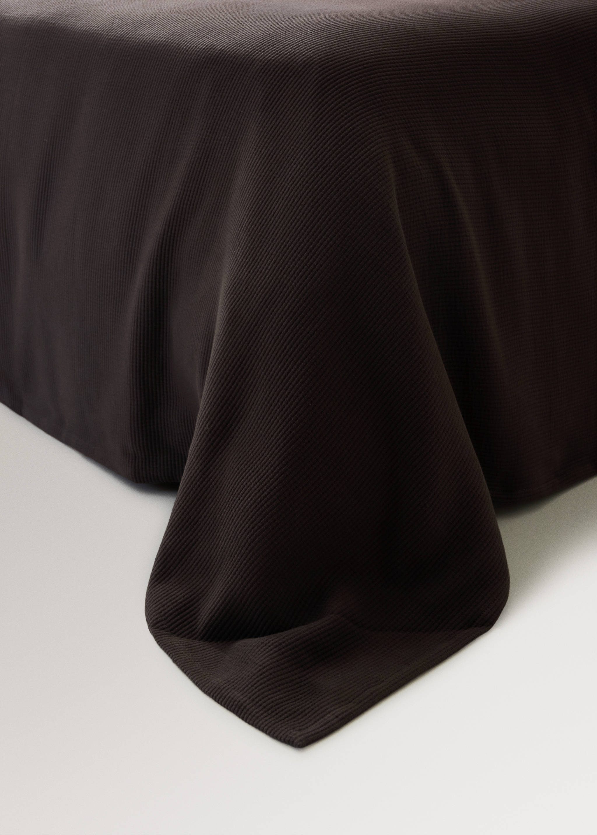 Cotton bedspread, textured relief, garment-dyed, 180/200 cm bed - Details of the article 8