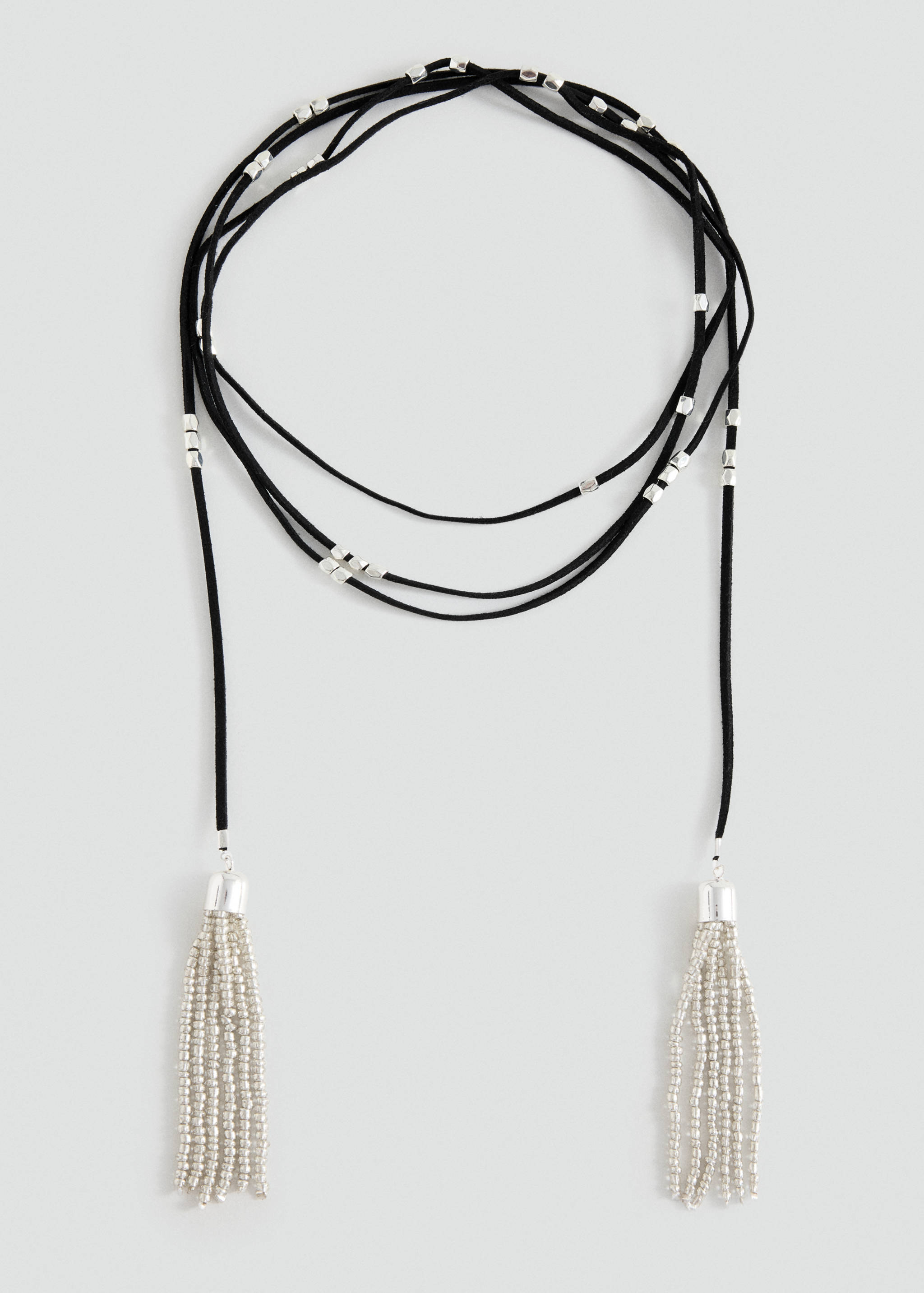 Beaded cord necklace - Article without model