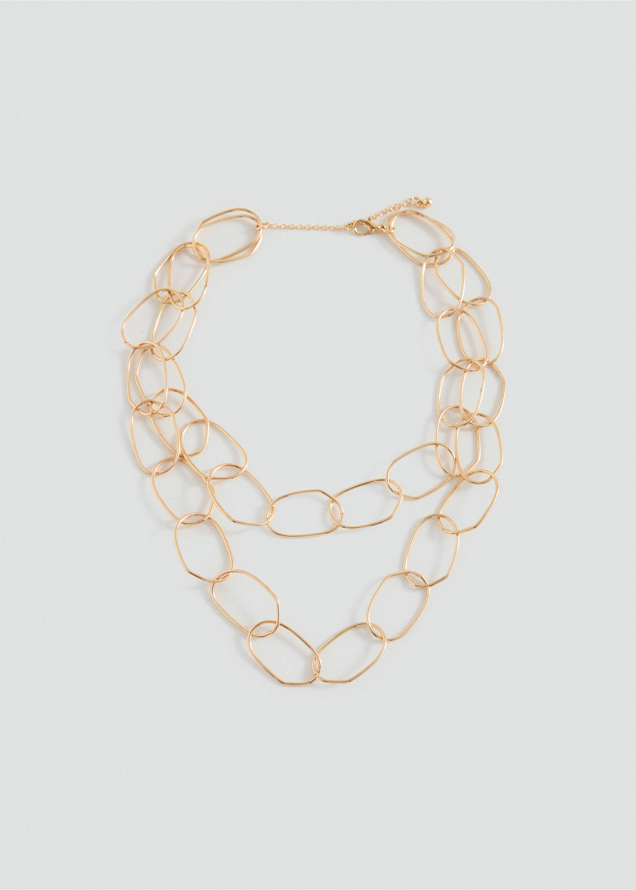 Double chain necklace - Article without model, Gold. Ref: 37052962-00.