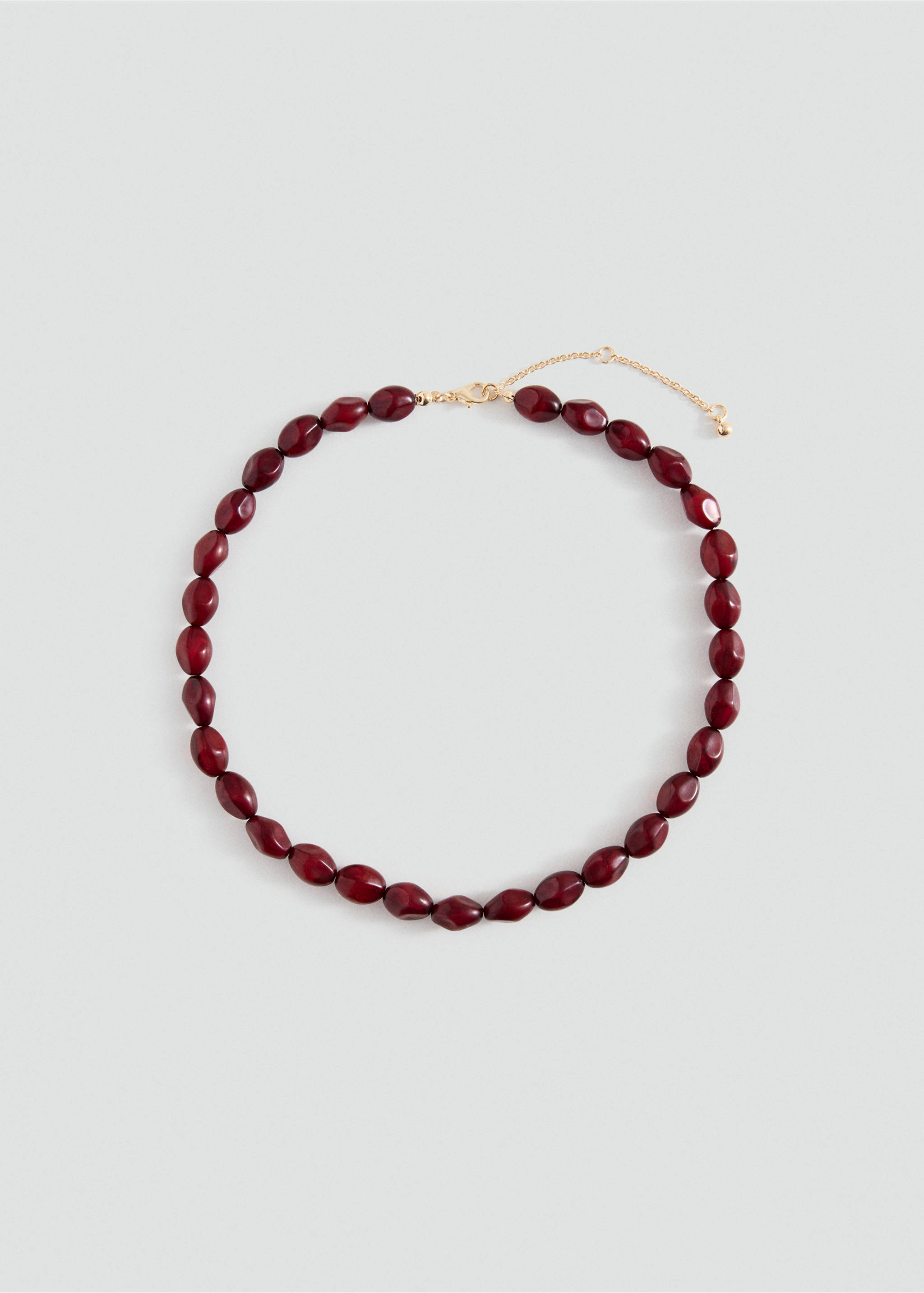 Collier perles - Article sans modèle, Rouge. Ref: 37052965-00.