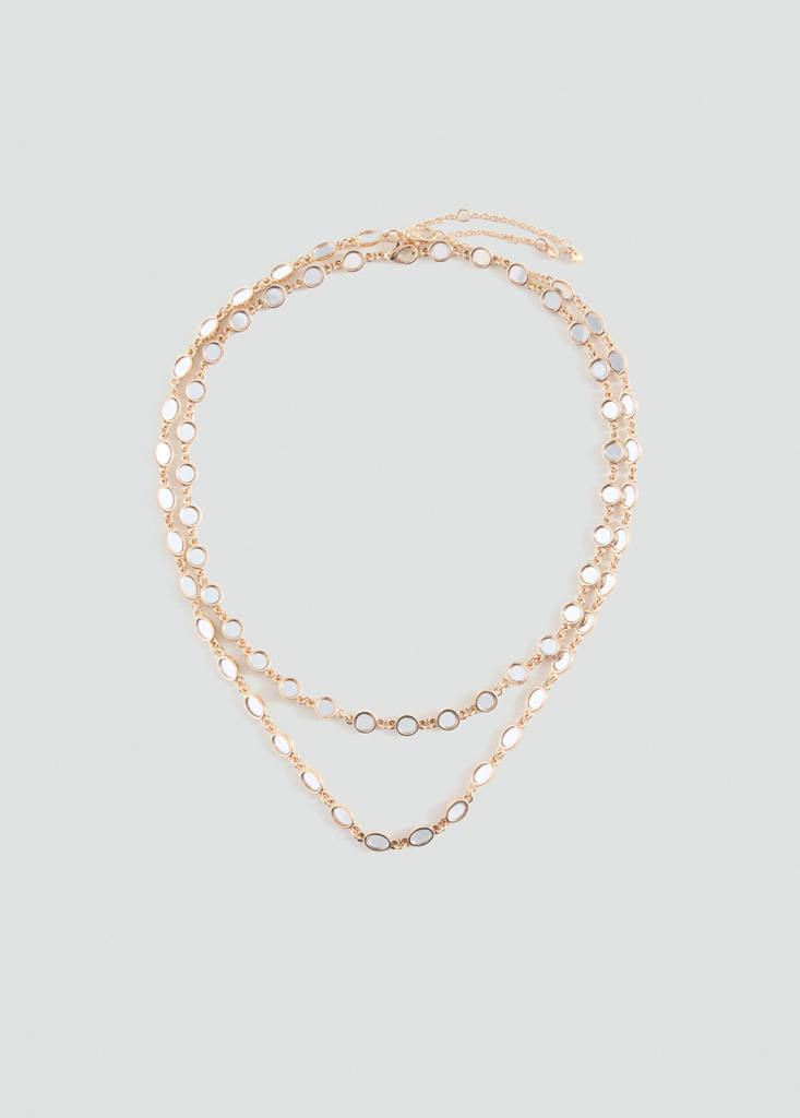 Mirror chain collar — Gold