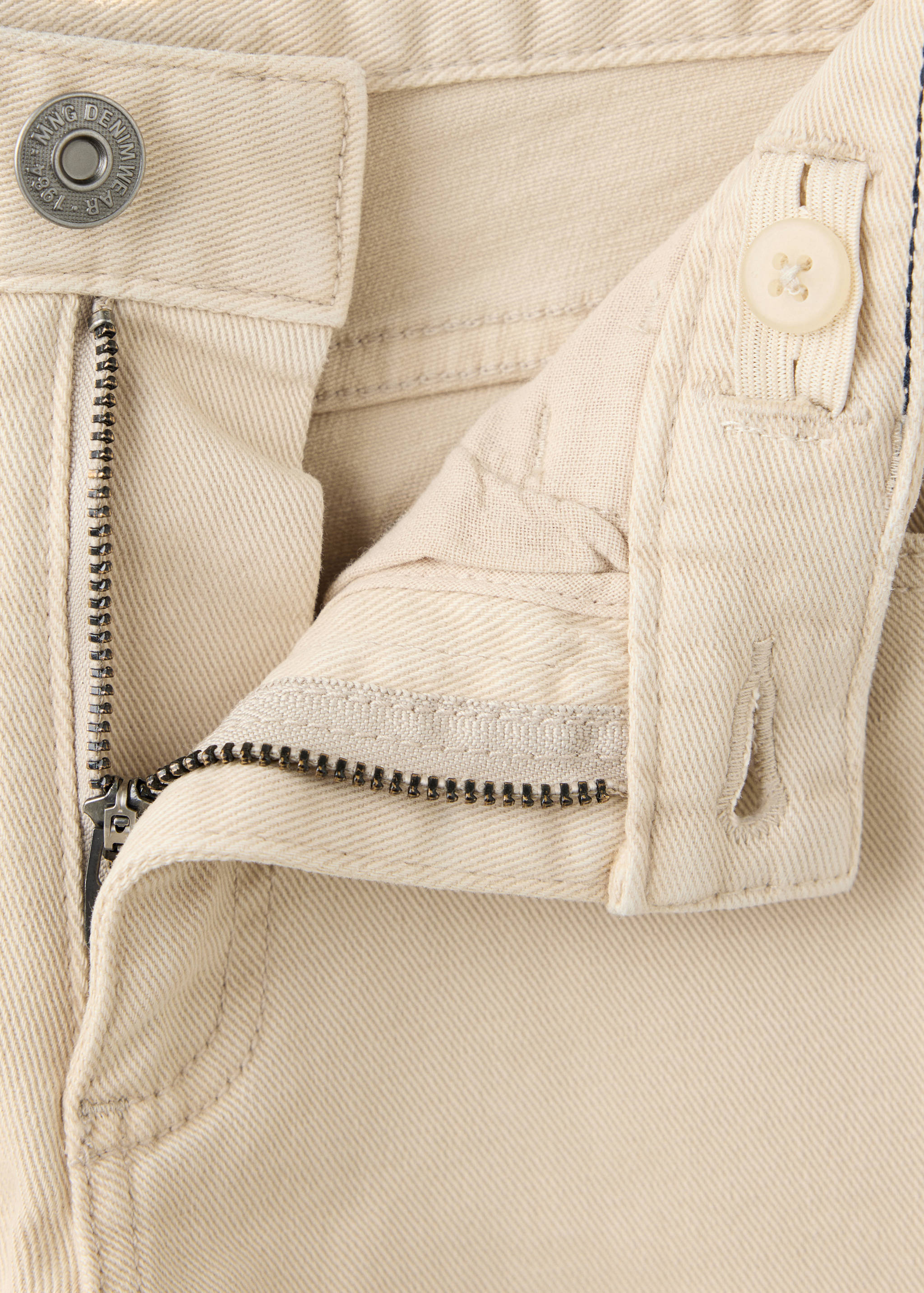 Regular-waist cotton jeans - Details of the article 8
