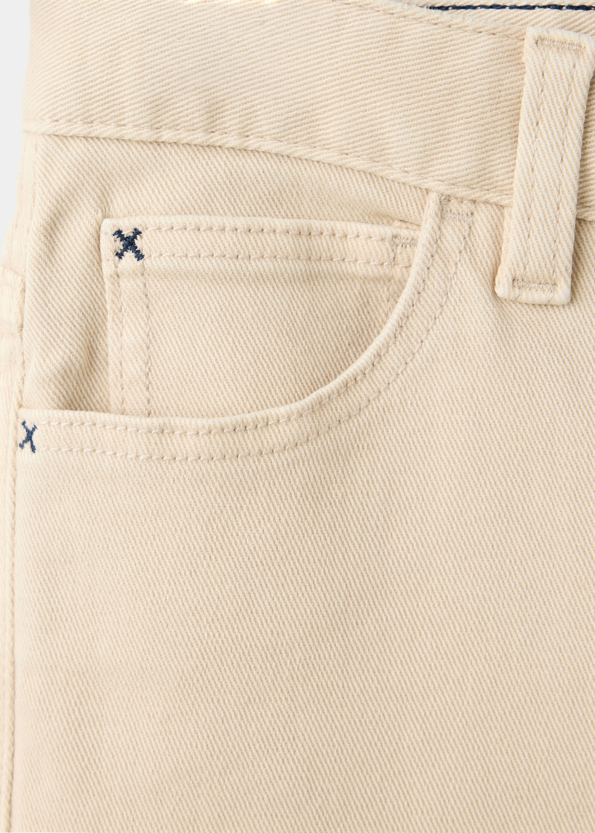 Regular-waist cotton jeans - Details of the article 0