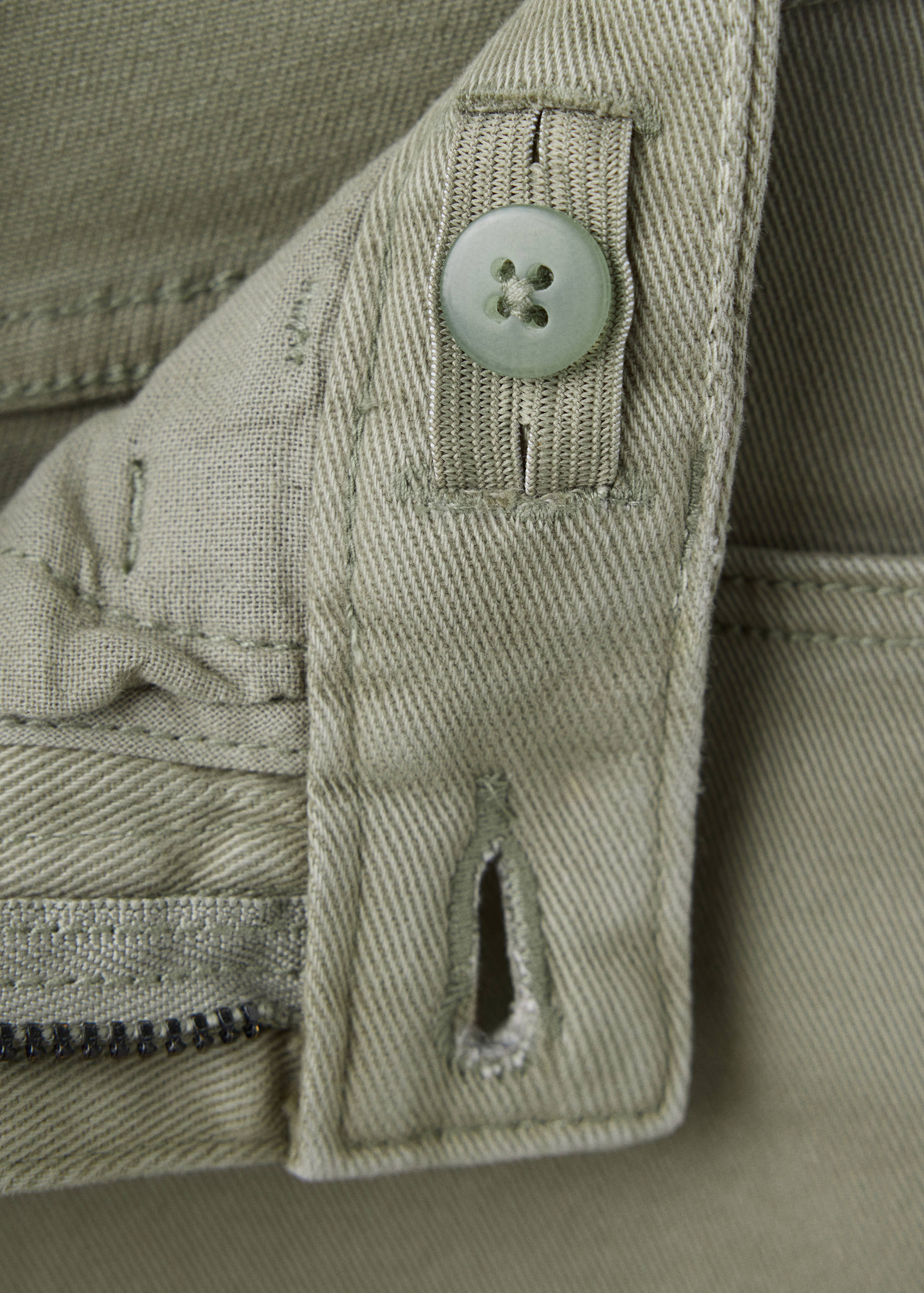 Regular-waist cotton jeans - Details of the article 8