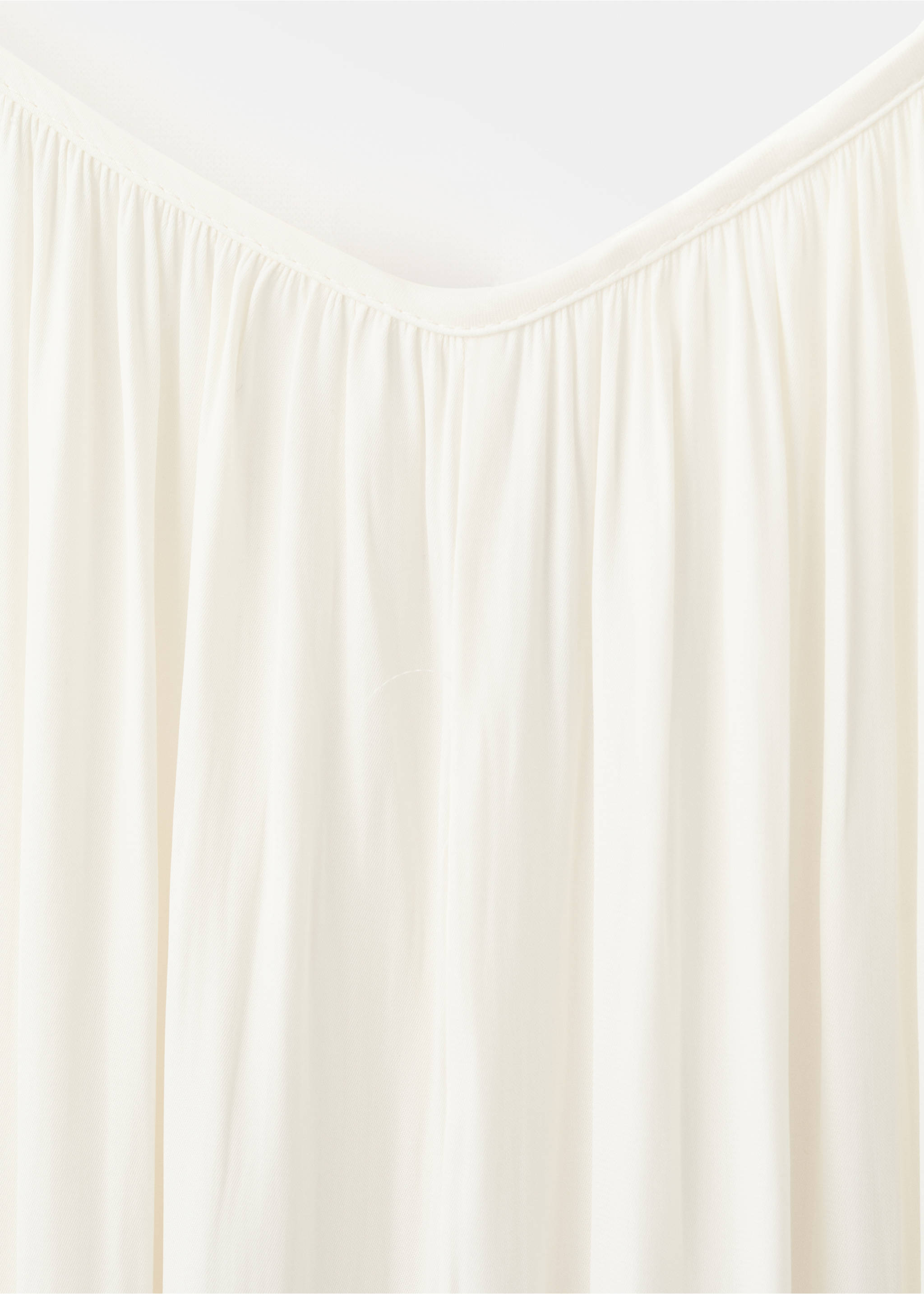 Fluid harem-style jumpsuit - Details of the article 8, Off White. Ref: 37053278-00.
