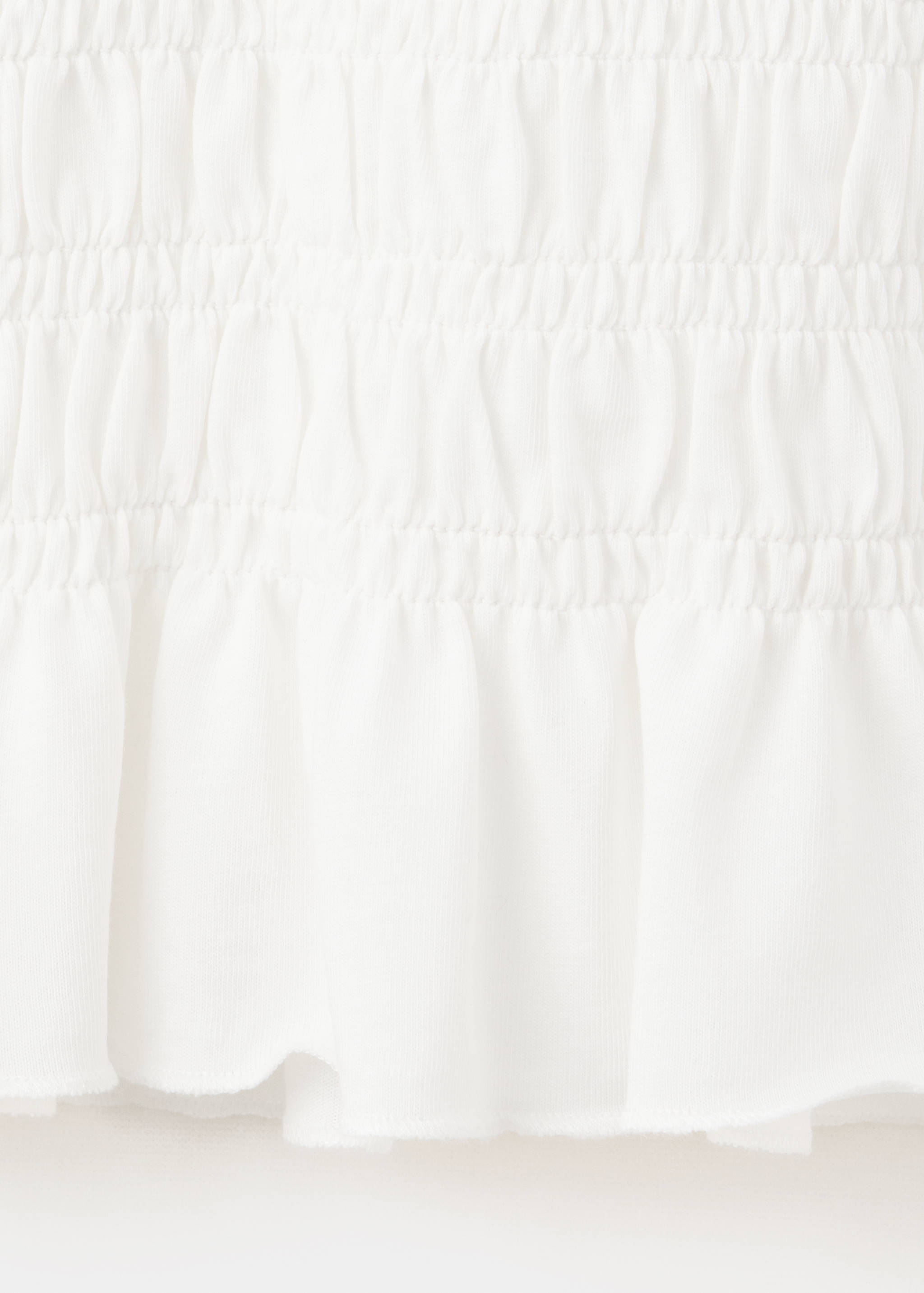Ruched cotton top - Details of the article 0