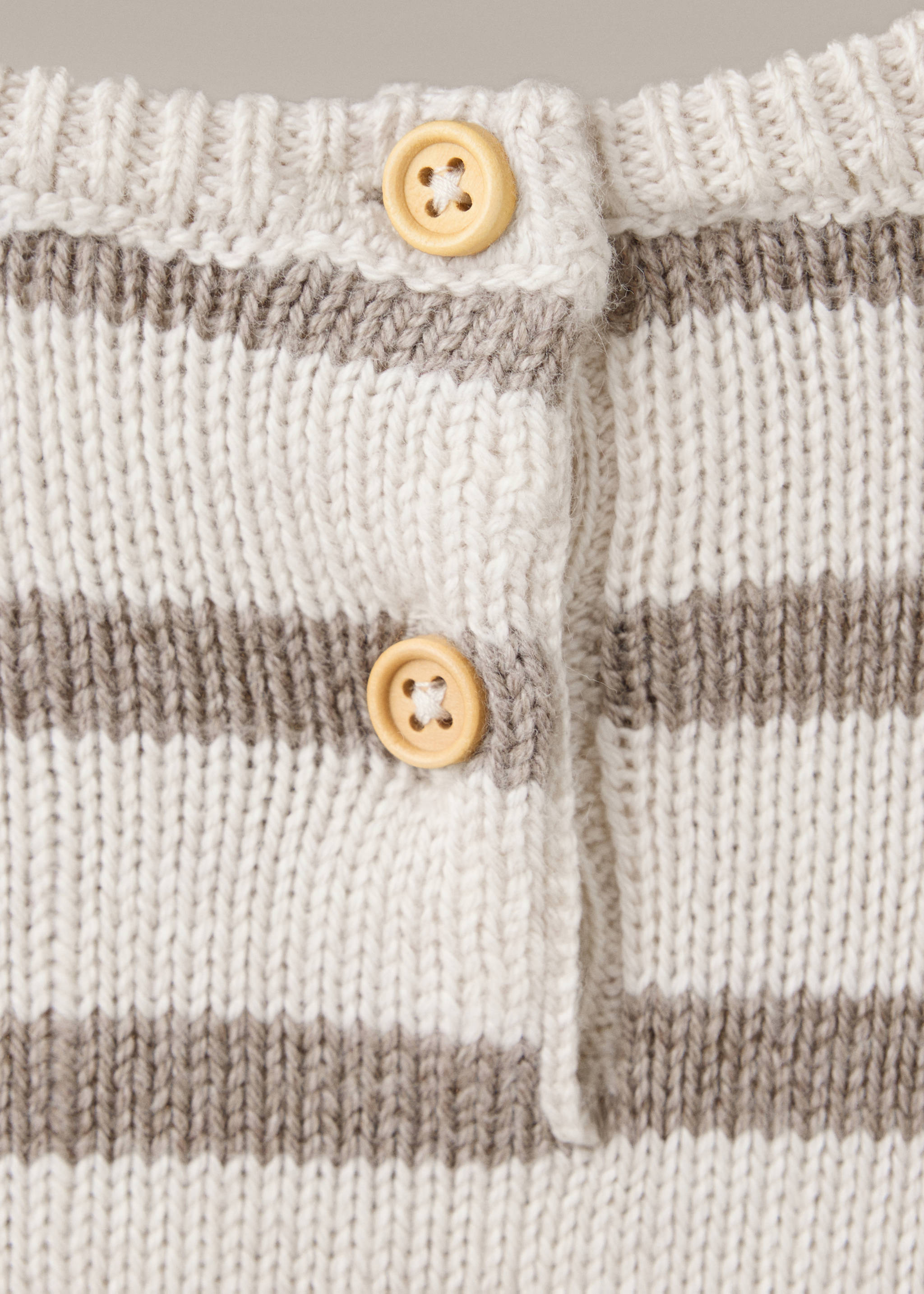 Knit striped sweater - Details of the article 0