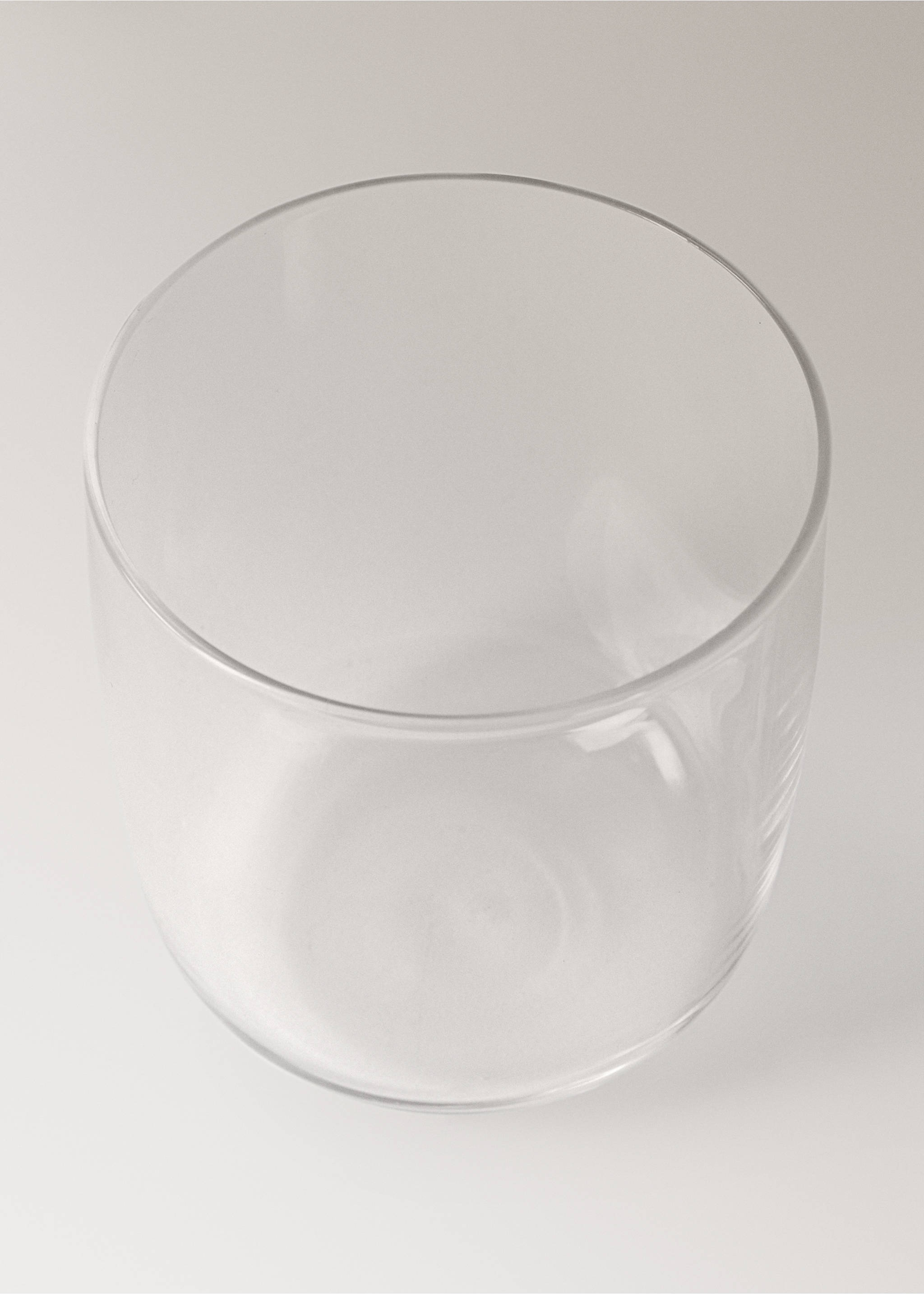 Borosilicate tumbler - Details of the article 1, Ice Grey. Ref: 37053288-00.