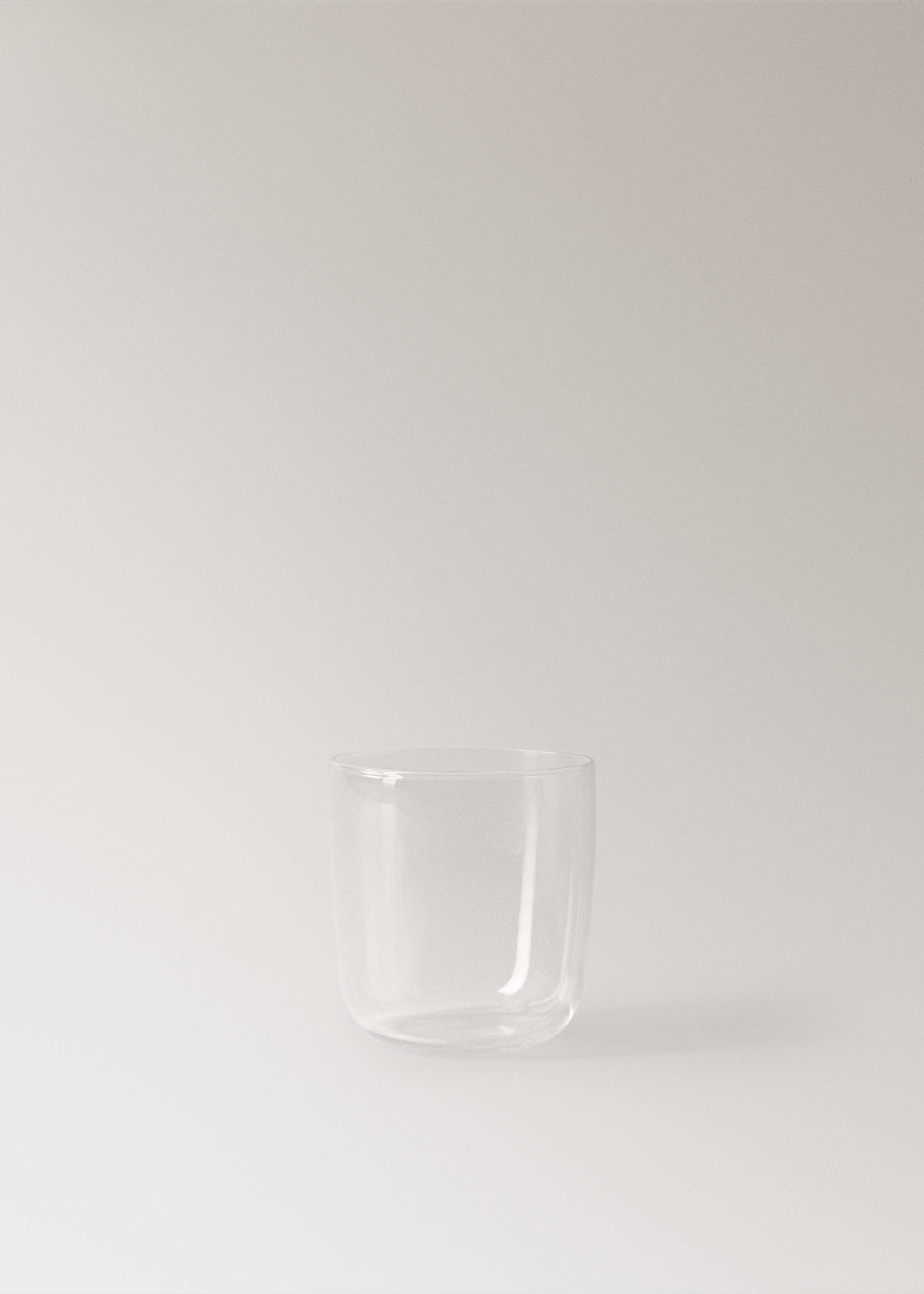 Borosilicate tumbler - Article without model, Ice Grey. Ref: 37053288-00.
