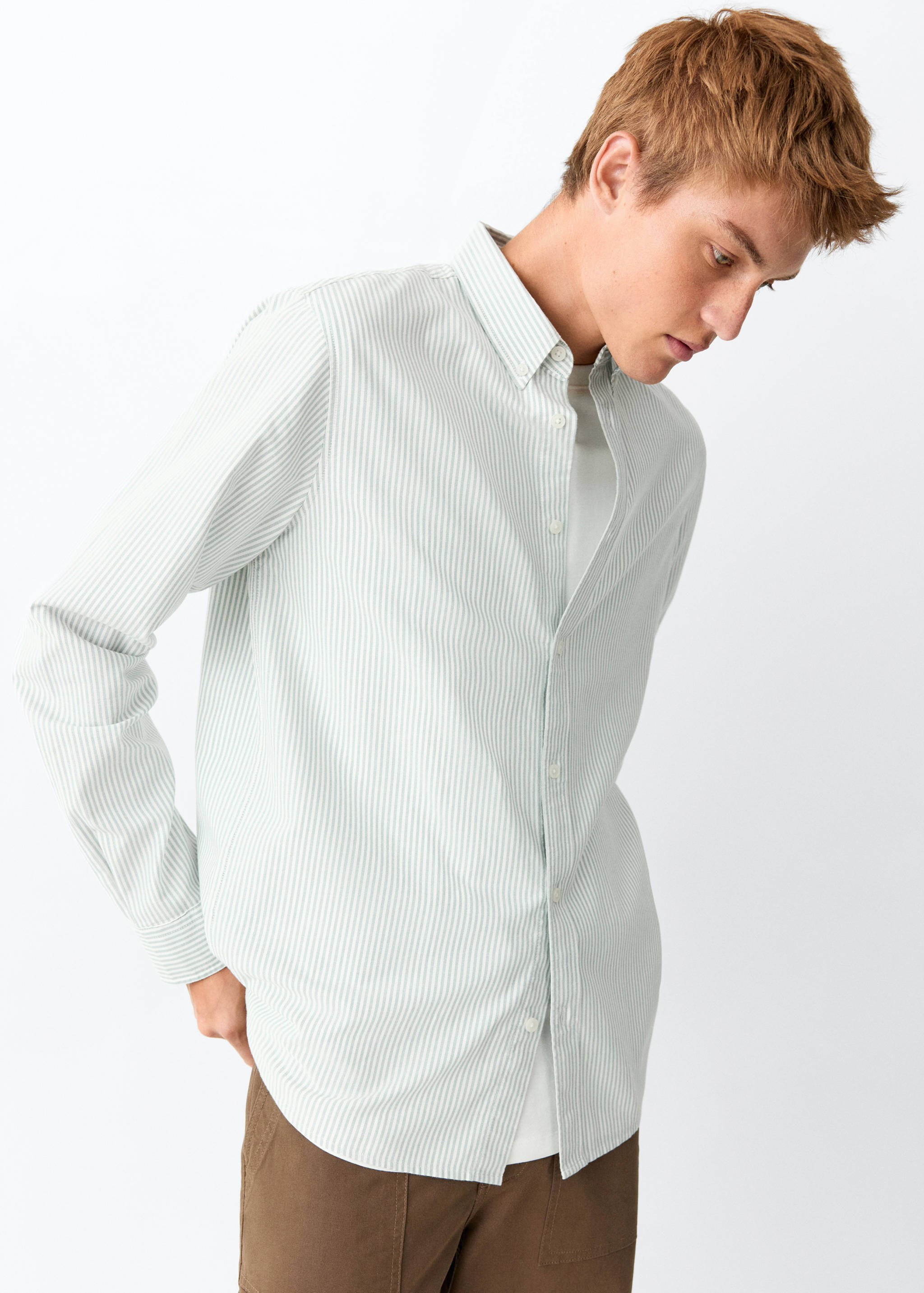 100% cotton striped shirt - Medium plane