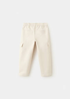 Cotton cargo trousers — Ice Grey 4