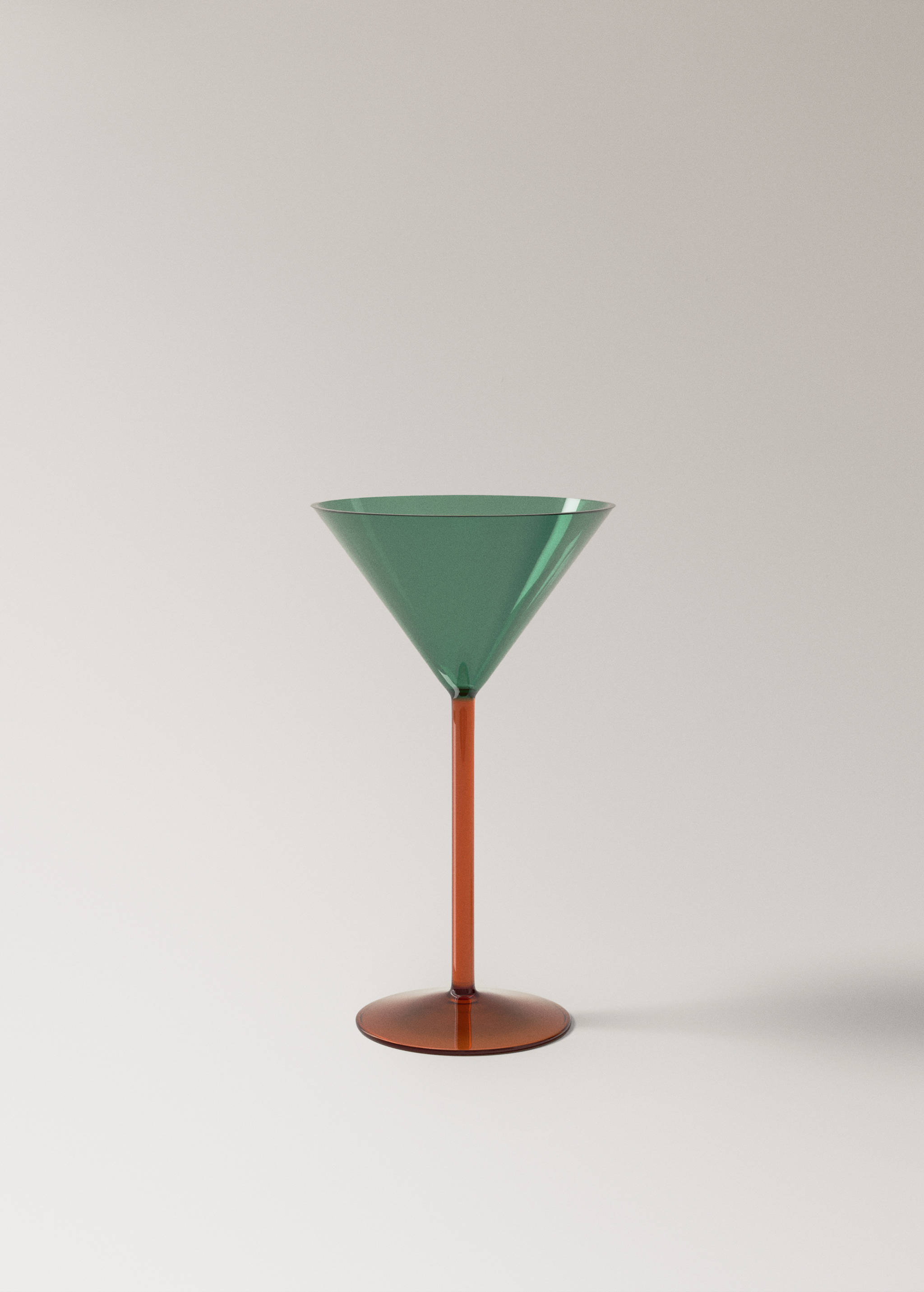 Two-tone glass cocktail coupe - Article without model