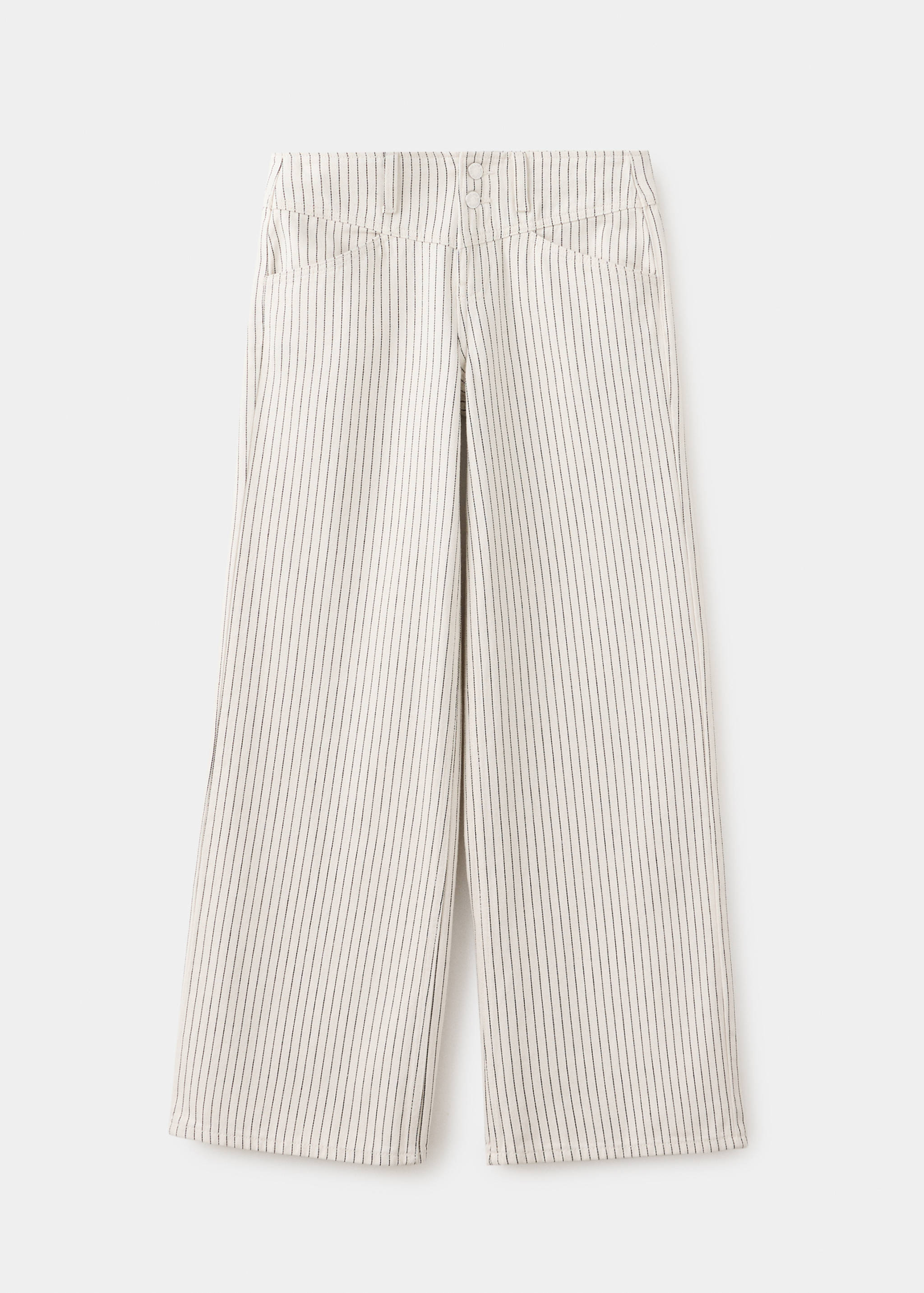 Wide leg striped jeans - Article without model