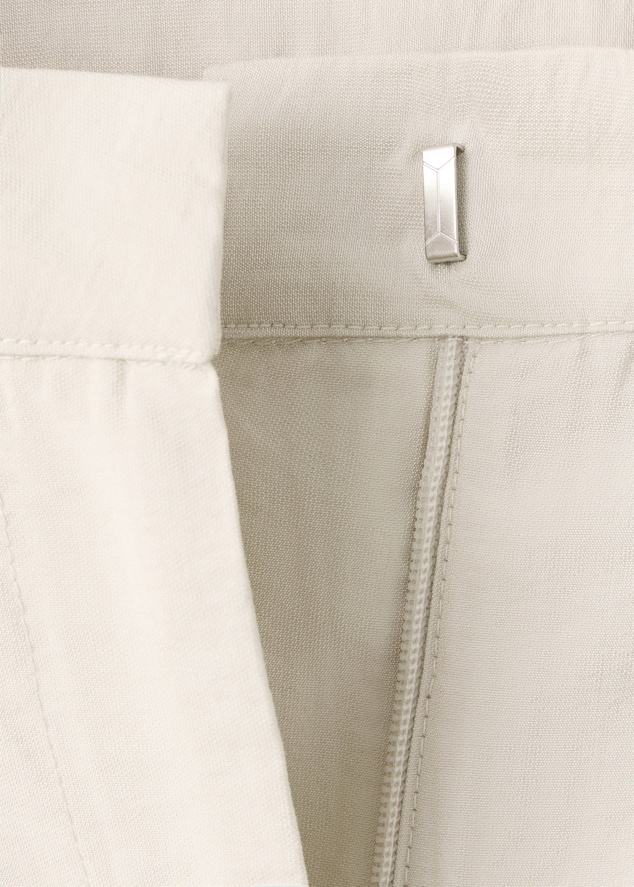 Flowy wide-leg trousers with pleats - Details of the article 0