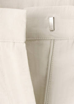 Fluid wide-leg pleat-front trousers — Beige 6