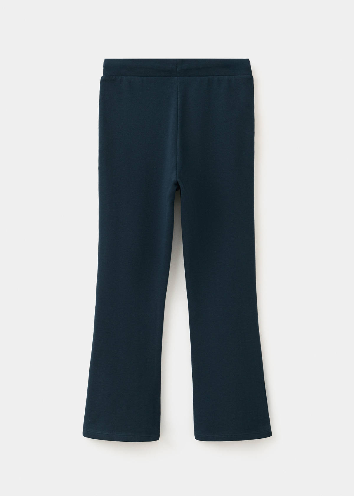 Flared joggers with an elasticated waistband — Navy