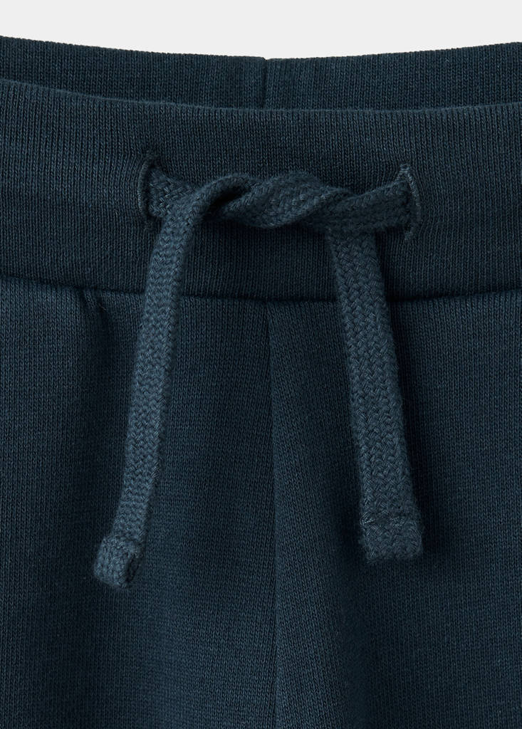 Flared joggers with an elasticated waistband — Navy