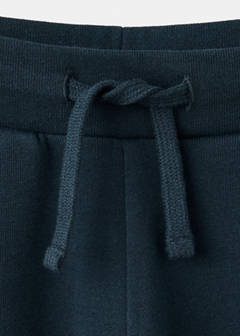 Flared joggers with an elasticated waistband — Navy 3